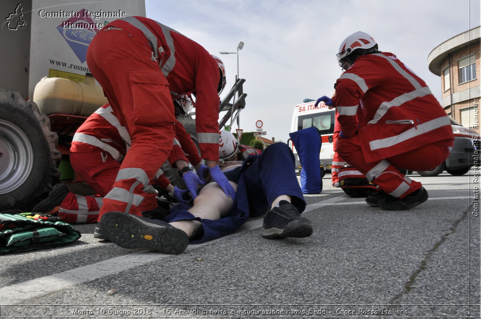 Manta 10 Giugno 2018 - 15 Anni di attivit e inaugurazione nuova Sede - Croce Rossa Italiana- Comitato Regionale del Piemonte