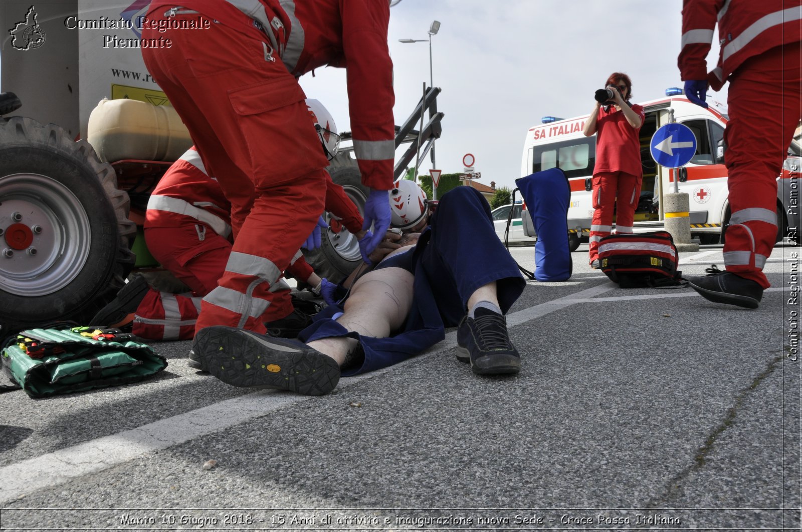 Manta 10 Giugno 2018 - 15 Anni di attivit e inaugurazione nuova Sede - Croce Rossa Italiana- Comitato Regionale del Piemonte