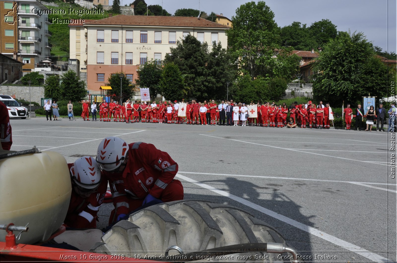 Manta 10 Giugno 2018 - 15 Anni di attivit e inaugurazione nuova Sede - Croce Rossa Italiana- Comitato Regionale del Piemonte