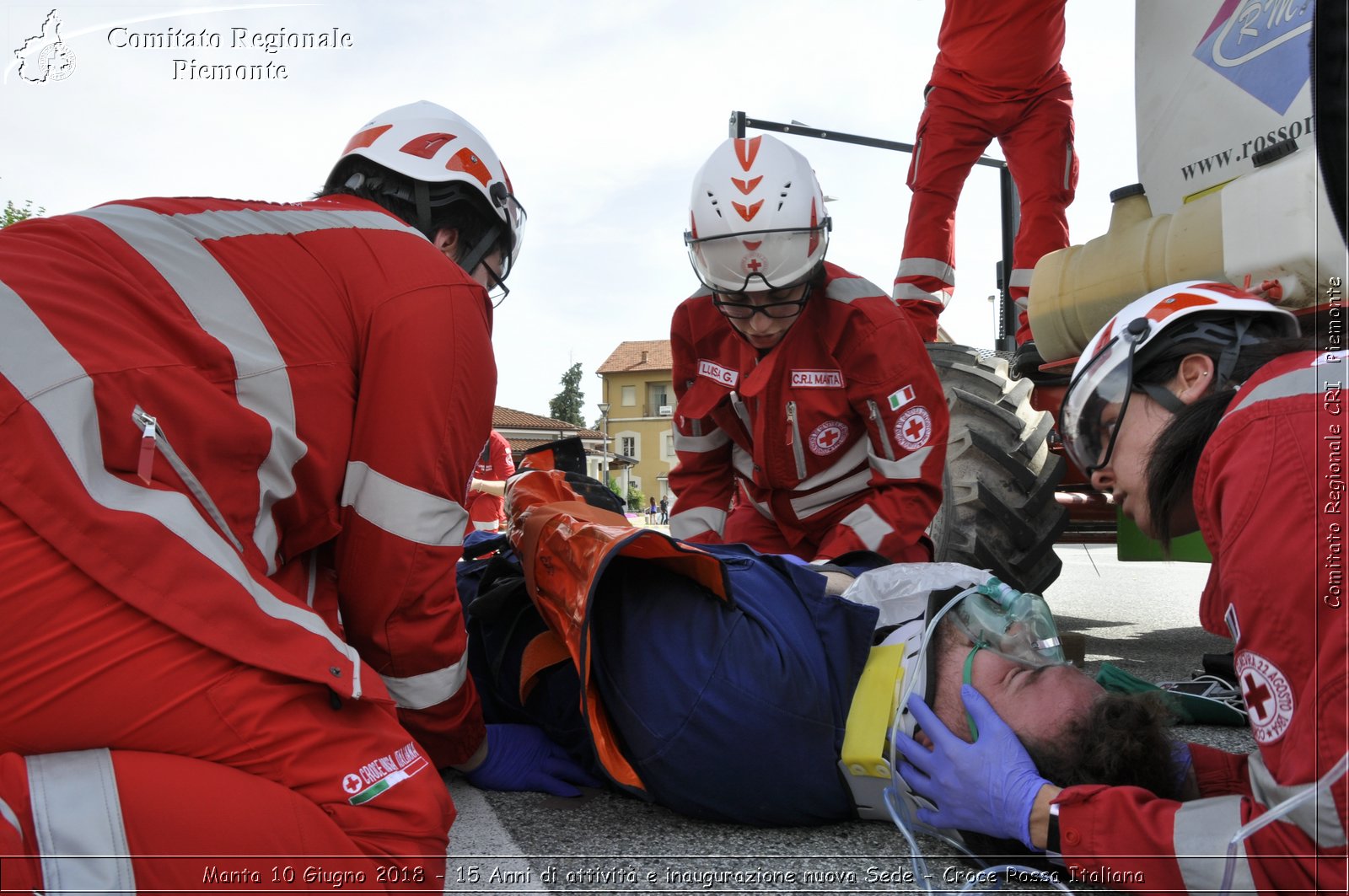 Manta 10 Giugno 2018 - 15 Anni di attivit e inaugurazione nuova Sede - Croce Rossa Italiana- Comitato Regionale del Piemonte