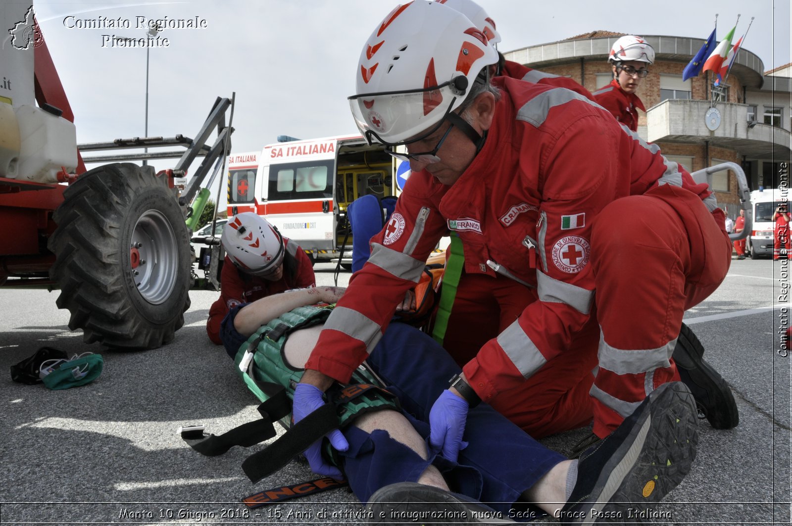 Manta 10 Giugno 2018 - 15 Anni di attivit e inaugurazione nuova Sede - Croce Rossa Italiana- Comitato Regionale del Piemonte