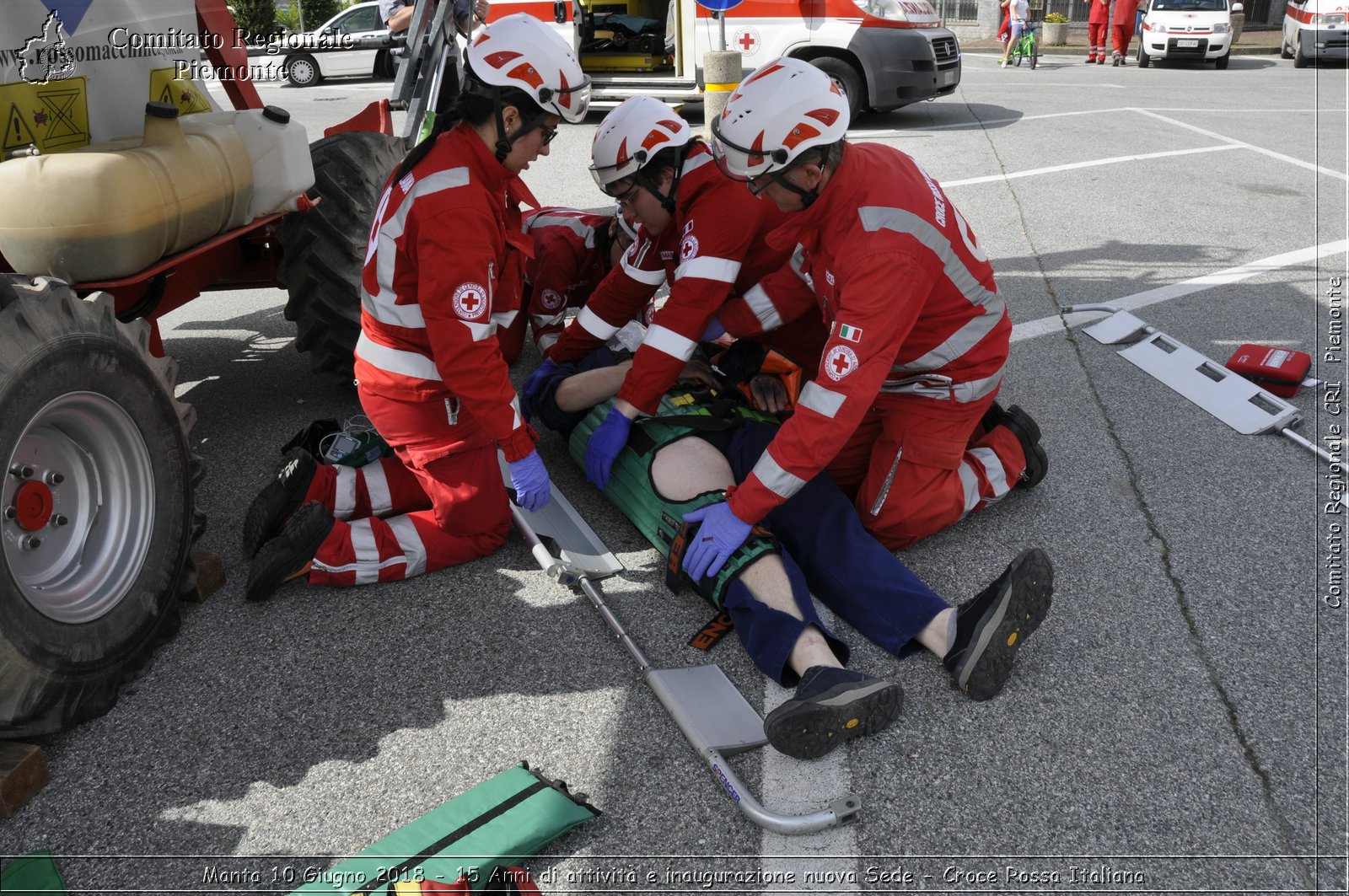 Manta 10 Giugno 2018 - 15 Anni di attivit e inaugurazione nuova Sede - Croce Rossa Italiana- Comitato Regionale del Piemonte