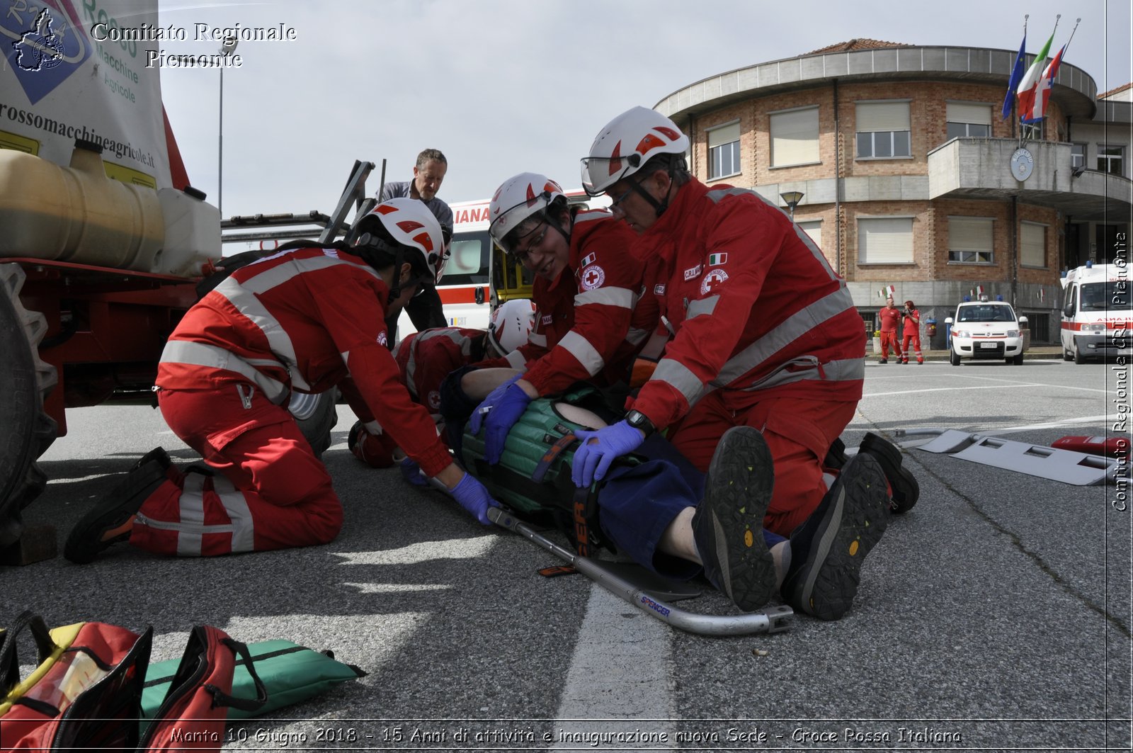 Manta 10 Giugno 2018 - 15 Anni di attivit e inaugurazione nuova Sede - Croce Rossa Italiana- Comitato Regionale del Piemonte