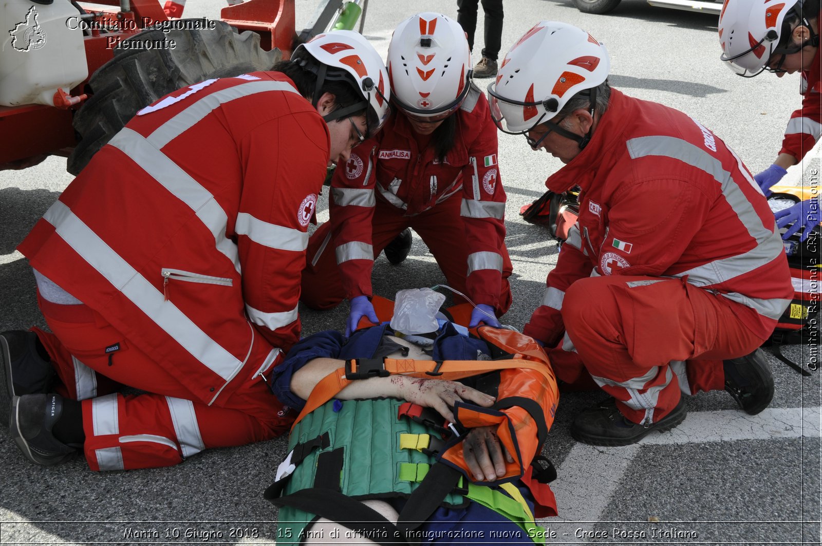 Manta 10 Giugno 2018 - 15 Anni di attivit e inaugurazione nuova Sede - Croce Rossa Italiana- Comitato Regionale del Piemonte