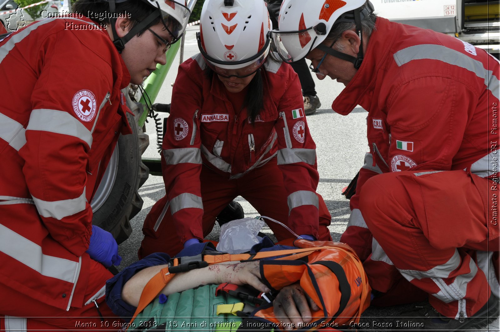 Manta 10 Giugno 2018 - 15 Anni di attivit e inaugurazione nuova Sede - Croce Rossa Italiana- Comitato Regionale del Piemonte