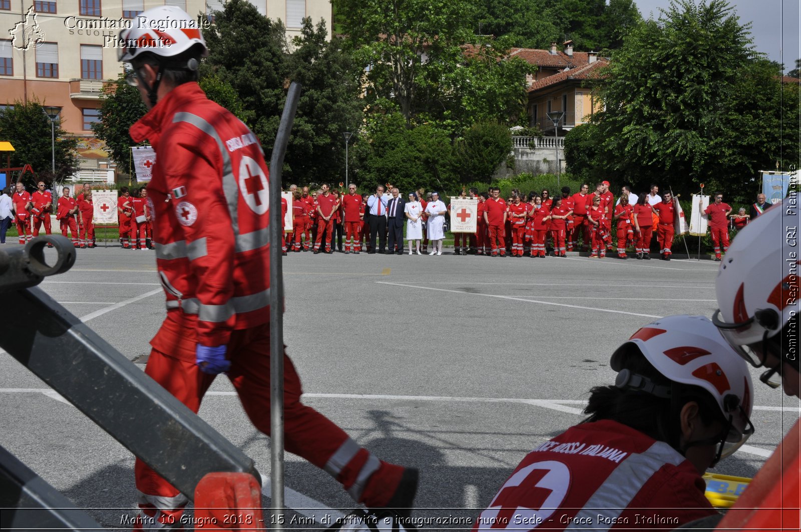 Manta 10 Giugno 2018 - 15 Anni di attivit e inaugurazione nuova Sede - Croce Rossa Italiana- Comitato Regionale del Piemonte