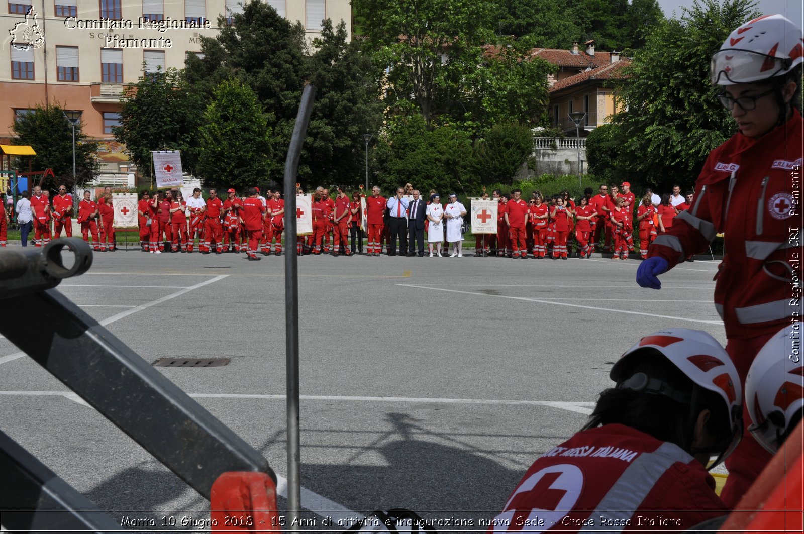 Manta 10 Giugno 2018 - 15 Anni di attivit e inaugurazione nuova Sede - Croce Rossa Italiana- Comitato Regionale del Piemonte