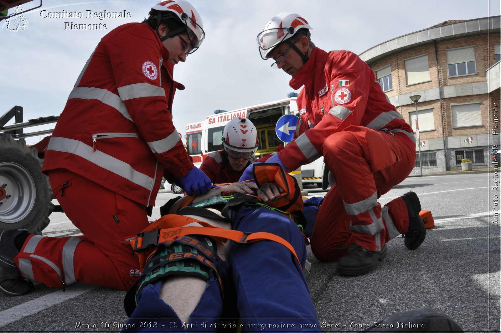 Manta 10 Giugno 2018 - 15 Anni di attivit e inaugurazione nuova Sede - Croce Rossa Italiana- Comitato Regionale del Piemonte