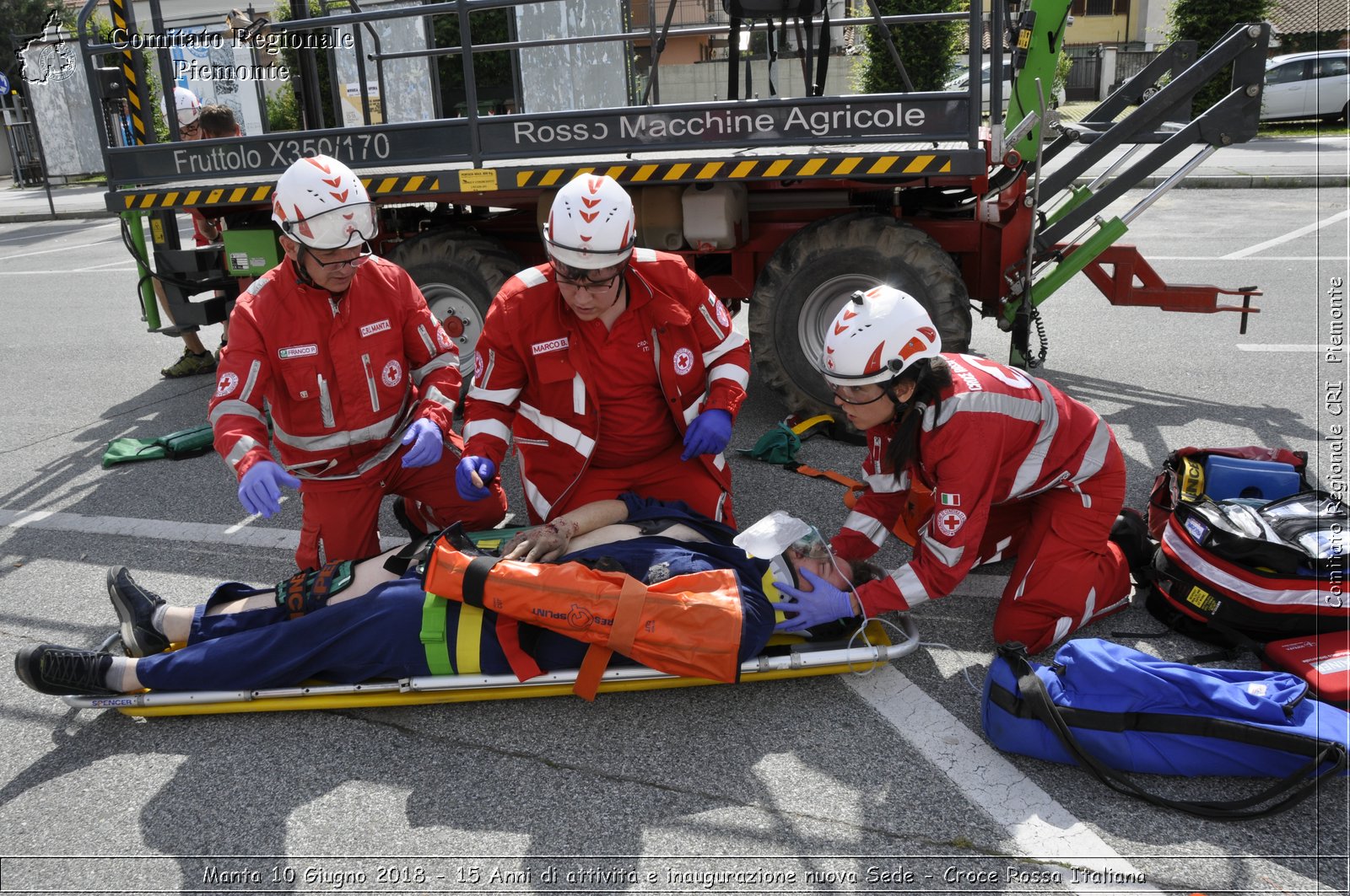 Manta 10 Giugno 2018 - 15 Anni di attivit e inaugurazione nuova Sede - Croce Rossa Italiana- Comitato Regionale del Piemonte