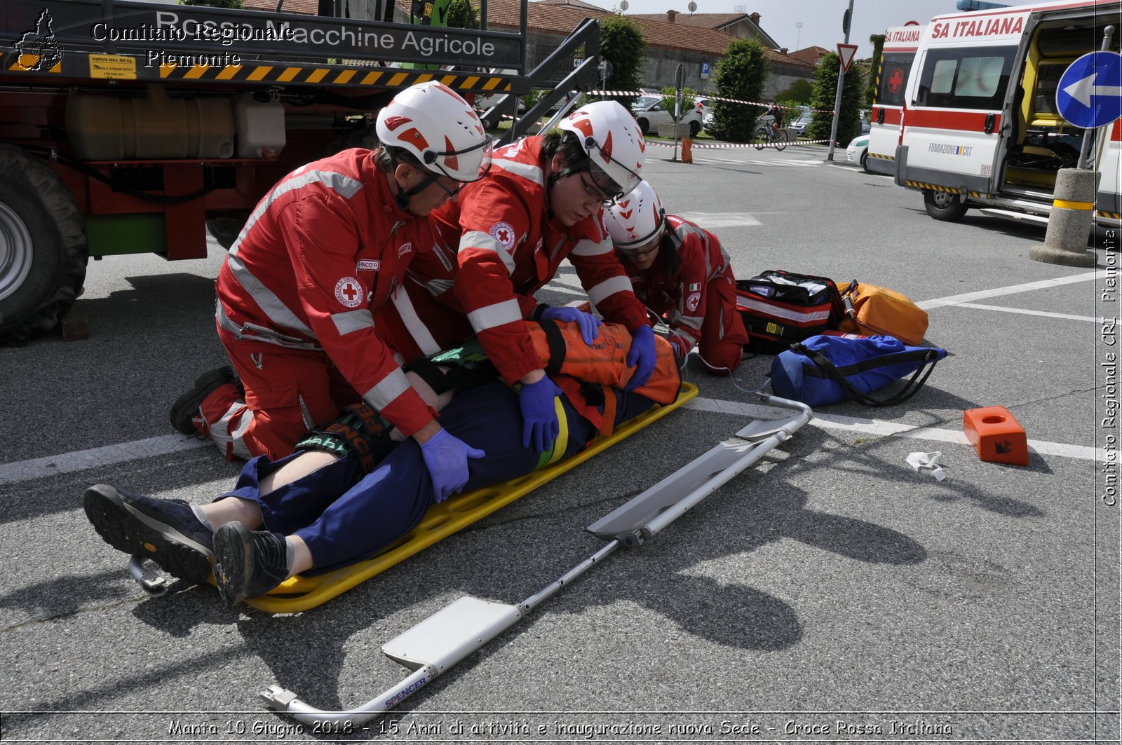 Manta 10 Giugno 2018 - 15 Anni di attivit e inaugurazione nuova Sede - Croce Rossa Italiana- Comitato Regionale del Piemonte