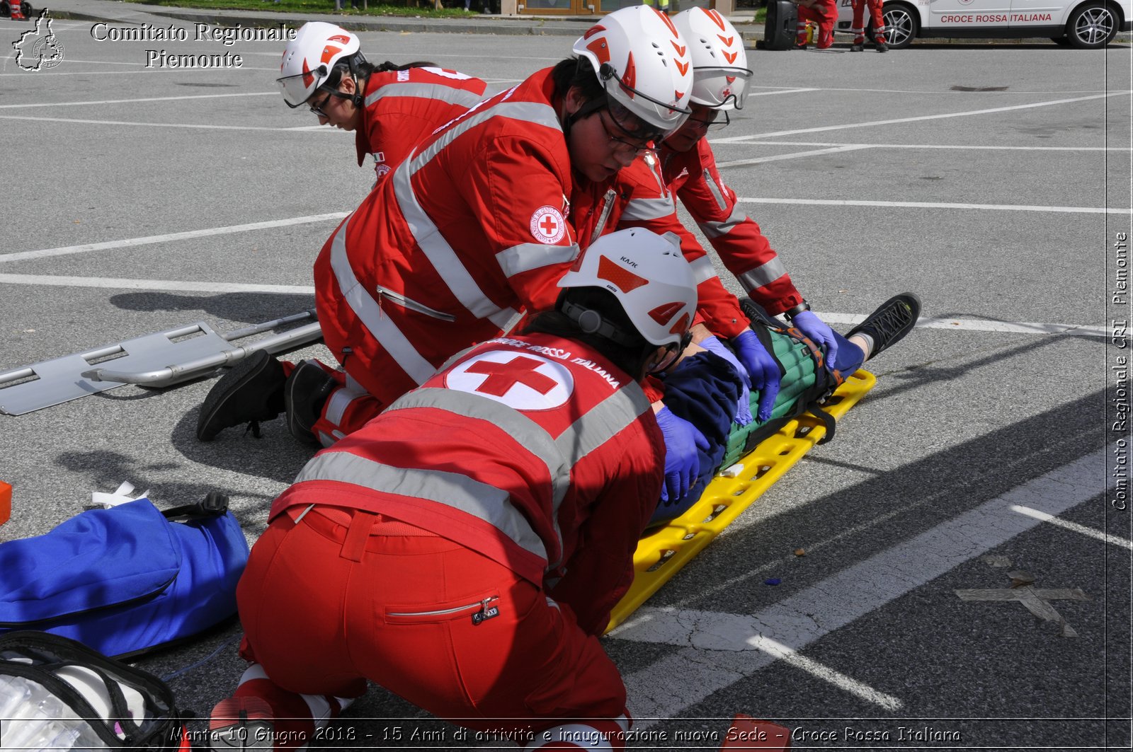 Manta 10 Giugno 2018 - 15 Anni di attivit e inaugurazione nuova Sede - Croce Rossa Italiana- Comitato Regionale del Piemonte