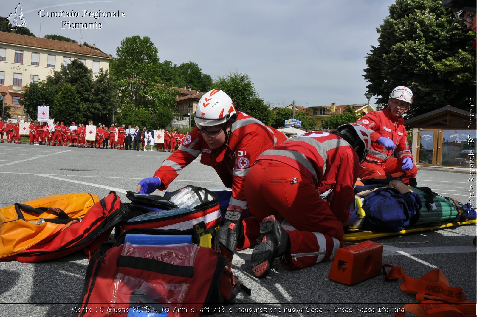 Manta 10 Giugno 2018 - 15 Anni di attivit e inaugurazione nuova Sede - Croce Rossa Italiana- Comitato Regionale del Piemonte