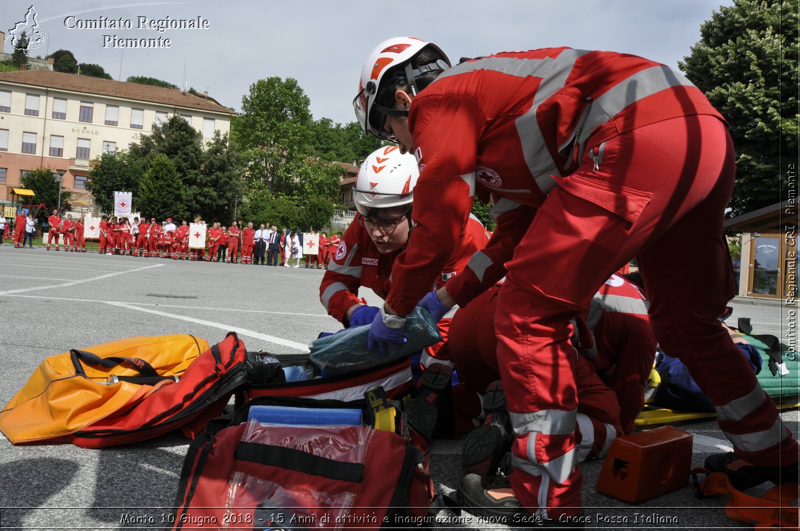 Manta 10 Giugno 2018 - 15 Anni di attivit e inaugurazione nuova Sede - Croce Rossa Italiana- Comitato Regionale del Piemonte