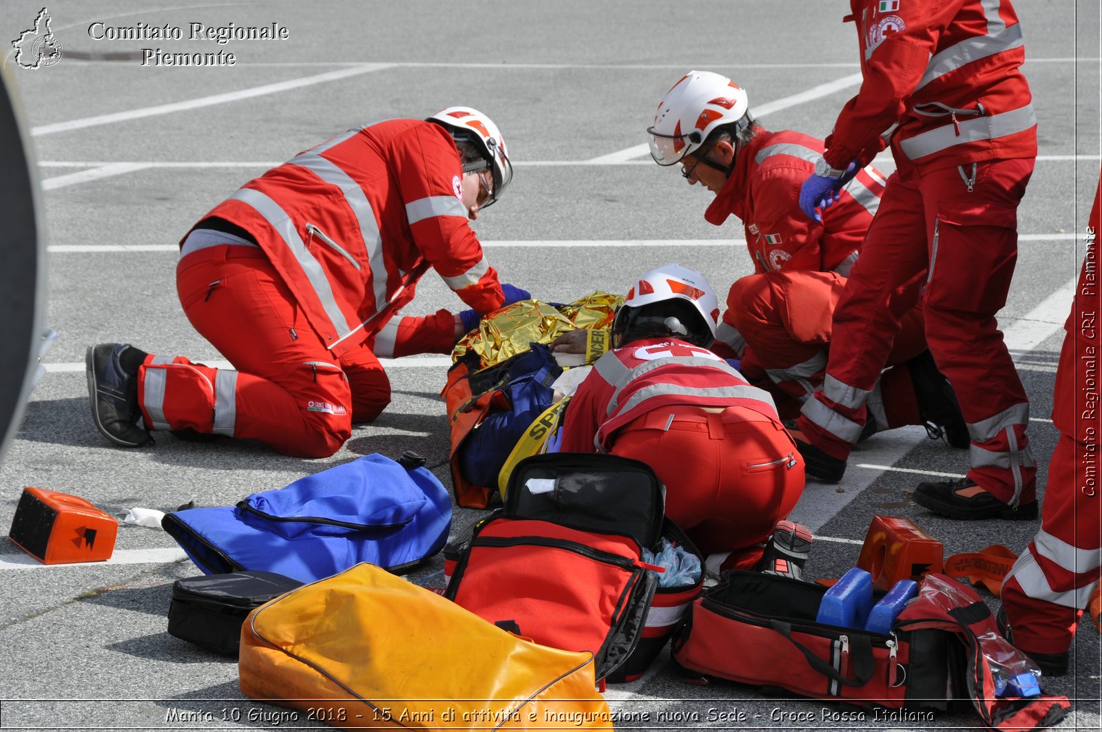 Manta 10 Giugno 2018 - 15 Anni di attivit e inaugurazione nuova Sede - Croce Rossa Italiana- Comitato Regionale del Piemonte