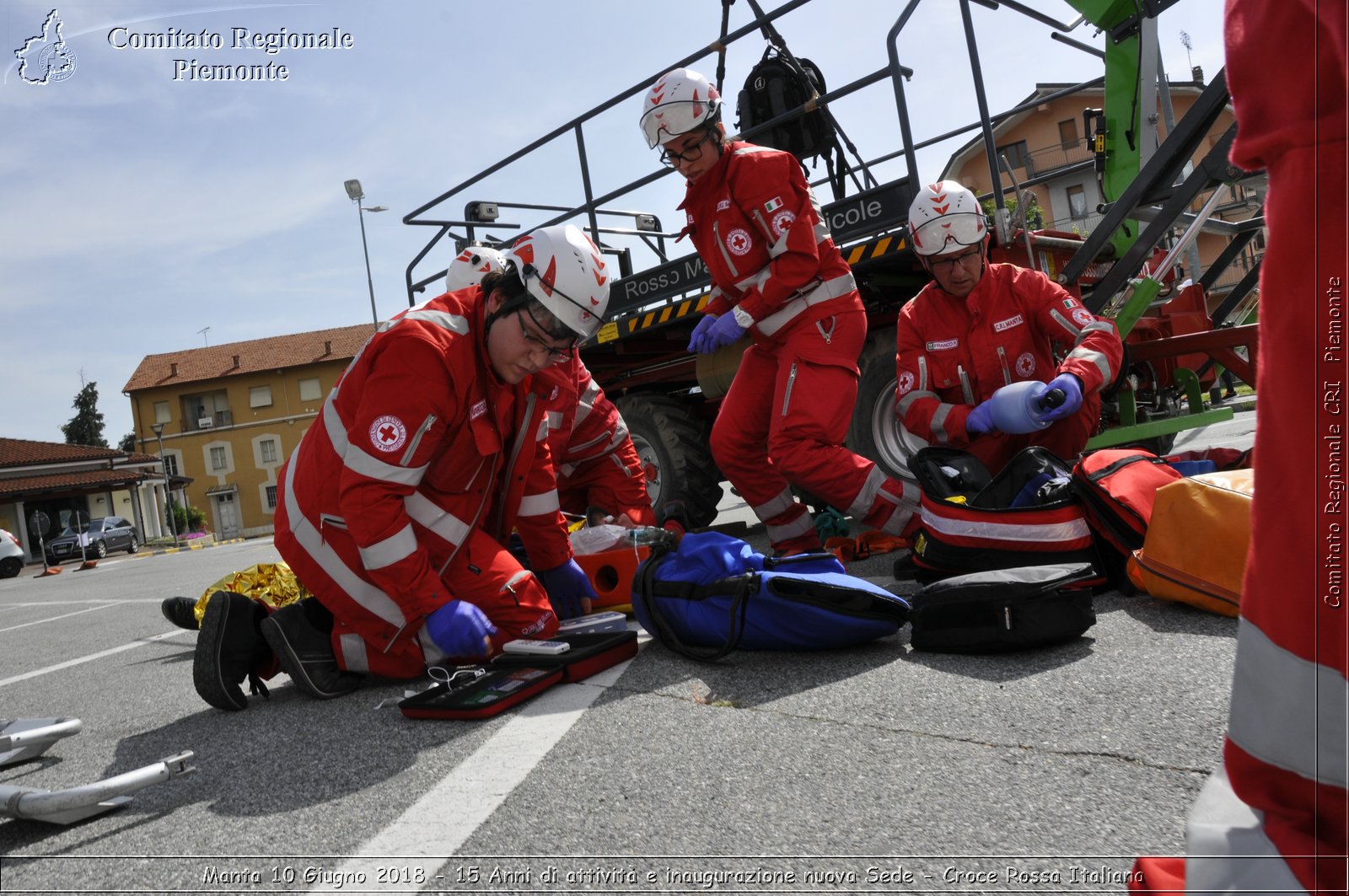 Manta 10 Giugno 2018 - 15 Anni di attivit e inaugurazione nuova Sede - Croce Rossa Italiana- Comitato Regionale del Piemonte