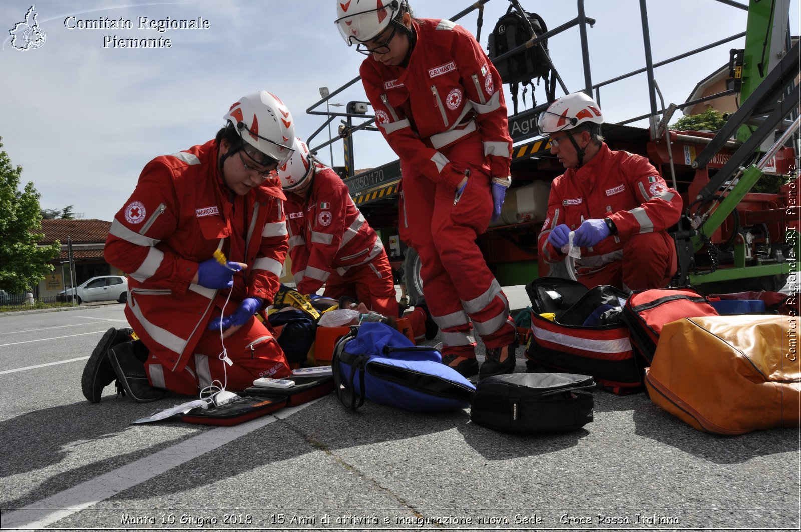 Manta 10 Giugno 2018 - 15 Anni di attivit e inaugurazione nuova Sede - Croce Rossa Italiana- Comitato Regionale del Piemonte