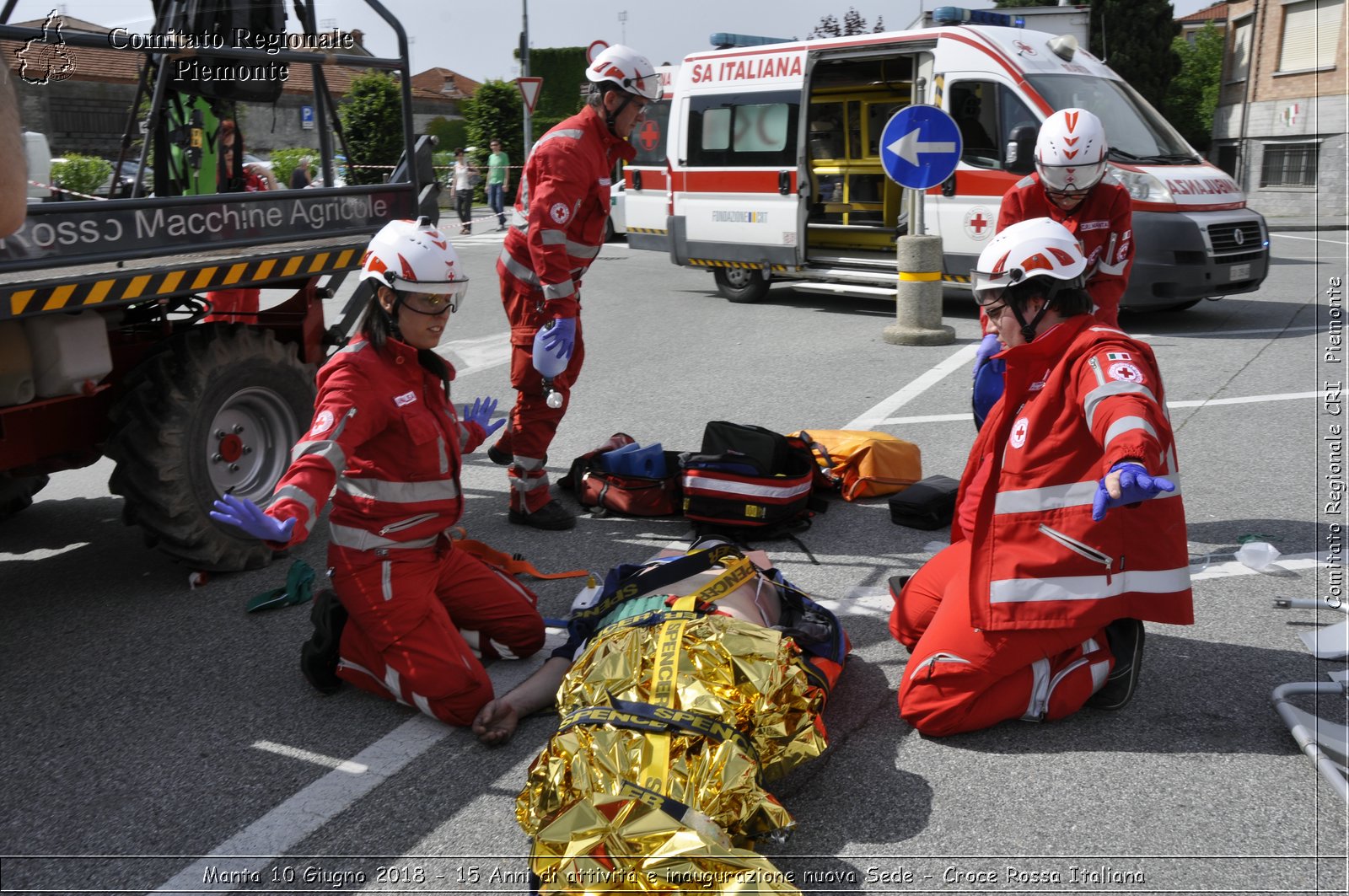 Manta 10 Giugno 2018 - 15 Anni di attivit e inaugurazione nuova Sede - Croce Rossa Italiana- Comitato Regionale del Piemonte