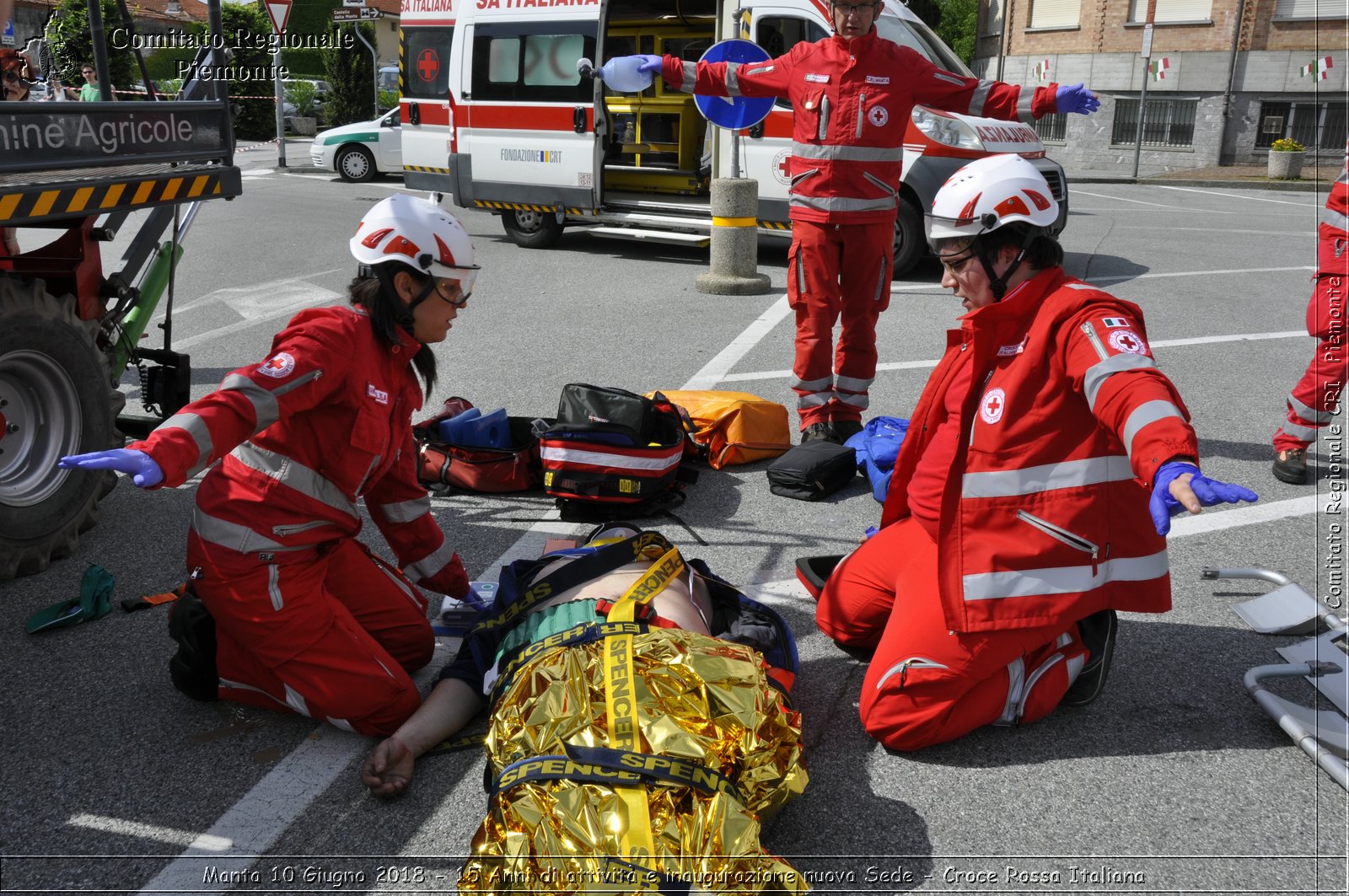 Manta 10 Giugno 2018 - 15 Anni di attivit e inaugurazione nuova Sede - Croce Rossa Italiana- Comitato Regionale del Piemonte