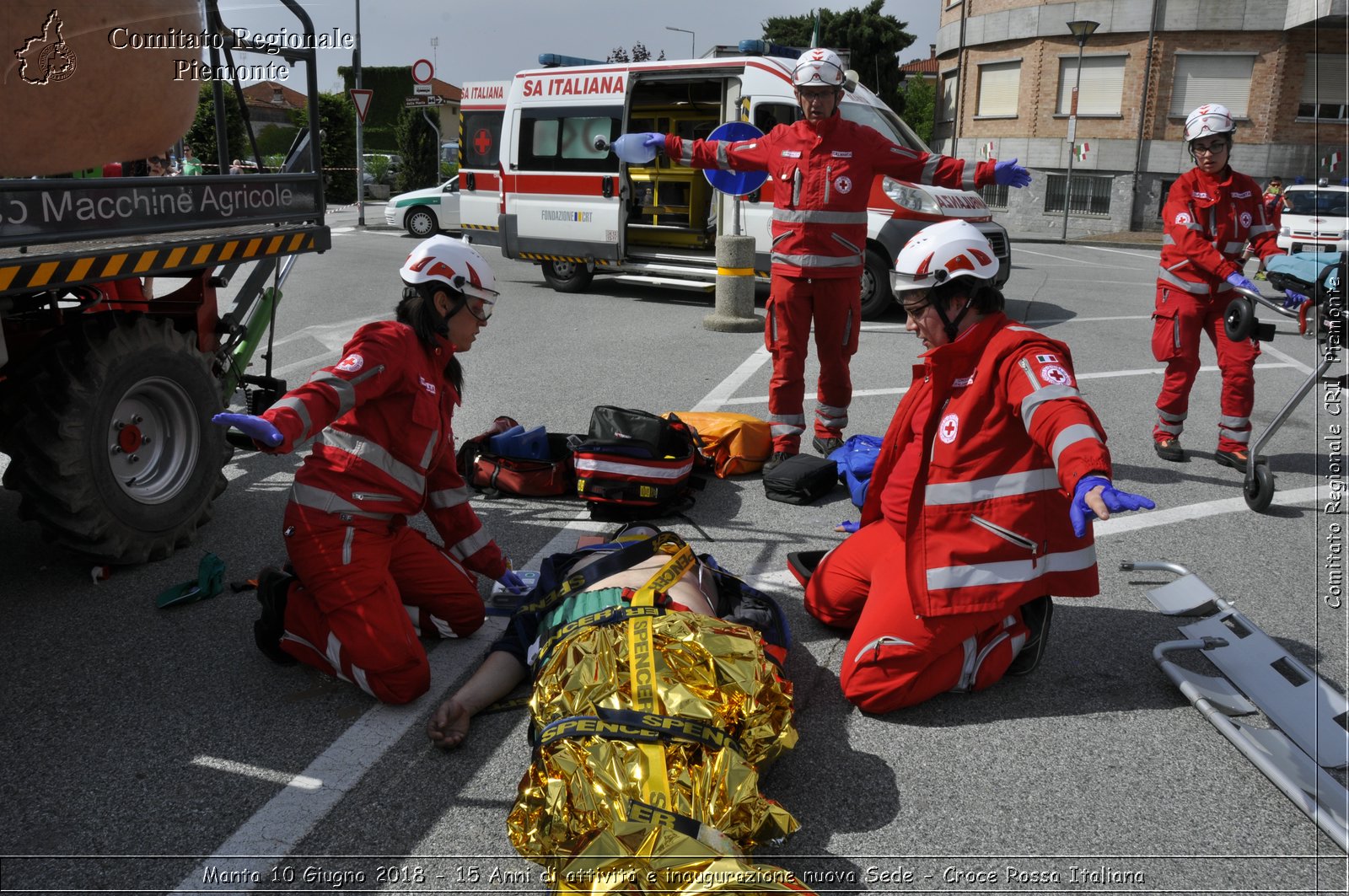 Manta 10 Giugno 2018 - 15 Anni di attivit e inaugurazione nuova Sede - Croce Rossa Italiana- Comitato Regionale del Piemonte