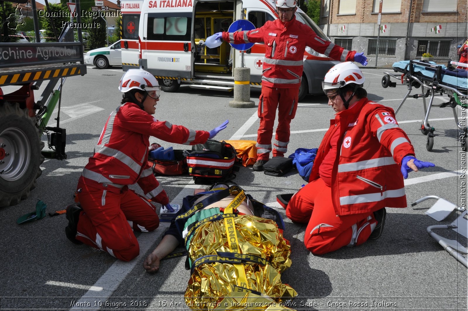 Manta 10 Giugno 2018 - 15 Anni di attivit e inaugurazione nuova Sede - Croce Rossa Italiana- Comitato Regionale del Piemonte