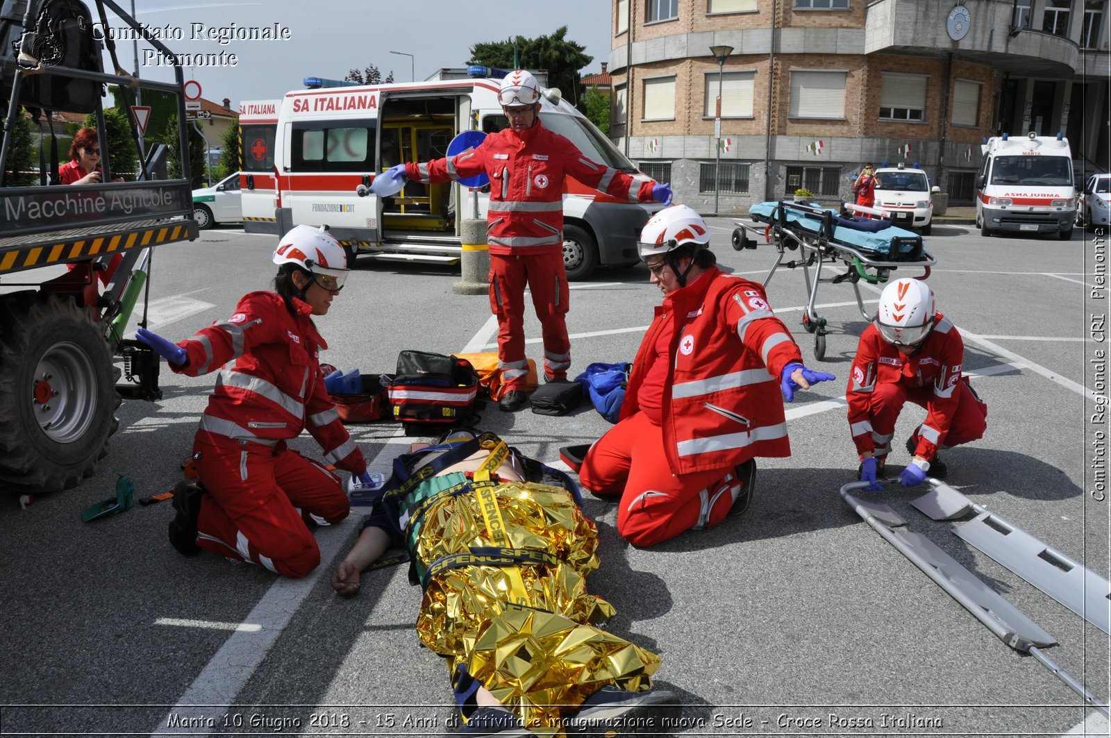 Manta 10 Giugno 2018 - 15 Anni di attivit e inaugurazione nuova Sede - Croce Rossa Italiana- Comitato Regionale del Piemonte