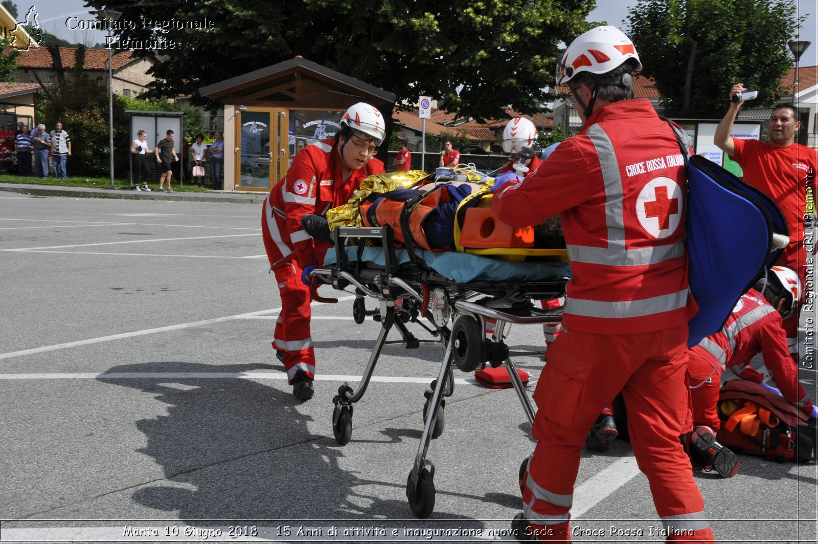 Manta 10 Giugno 2018 - 15 Anni di attivit e inaugurazione nuova Sede - Croce Rossa Italiana- Comitato Regionale del Piemonte