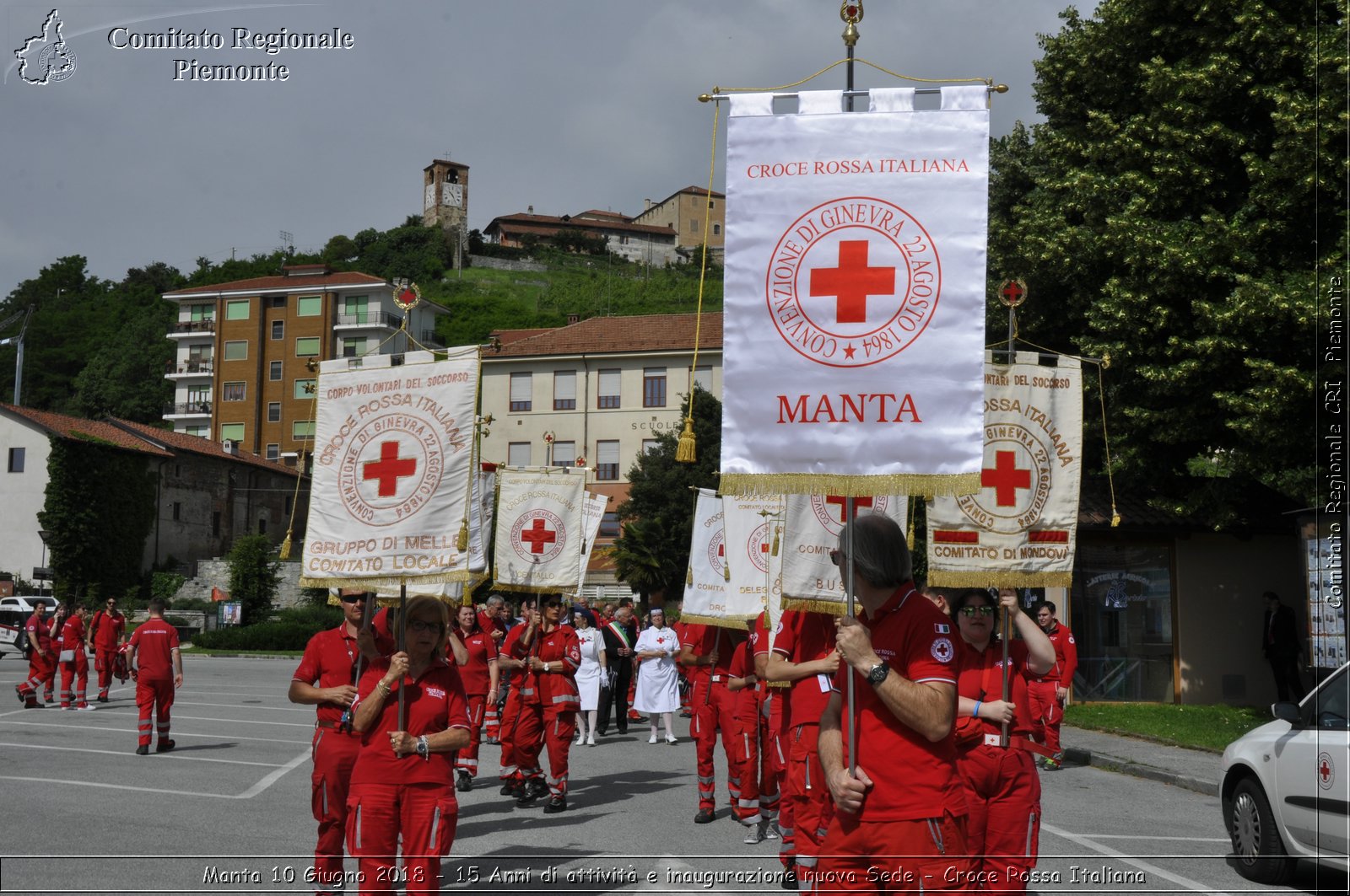 Manta 10 Giugno 2018 - 15 Anni di attivit e inaugurazione nuova Sede - Croce Rossa Italiana- Comitato Regionale del Piemonte