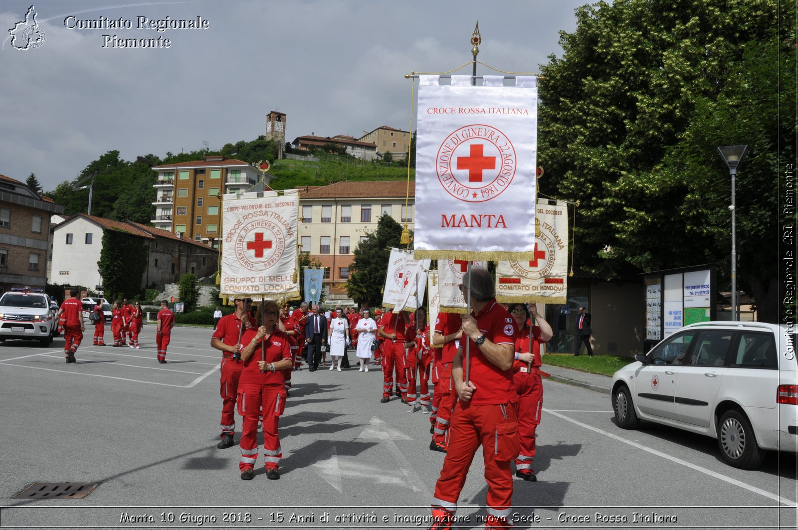 Manta 10 Giugno 2018 - 15 Anni di attivit e inaugurazione nuova Sede - Croce Rossa Italiana- Comitato Regionale del Piemonte