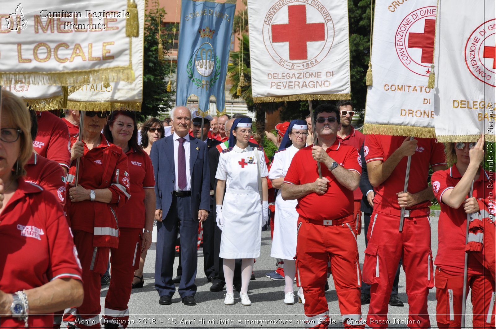 Manta 10 Giugno 2018 - 15 Anni di attivit e inaugurazione nuova Sede - Croce Rossa Italiana- Comitato Regionale del Piemonte