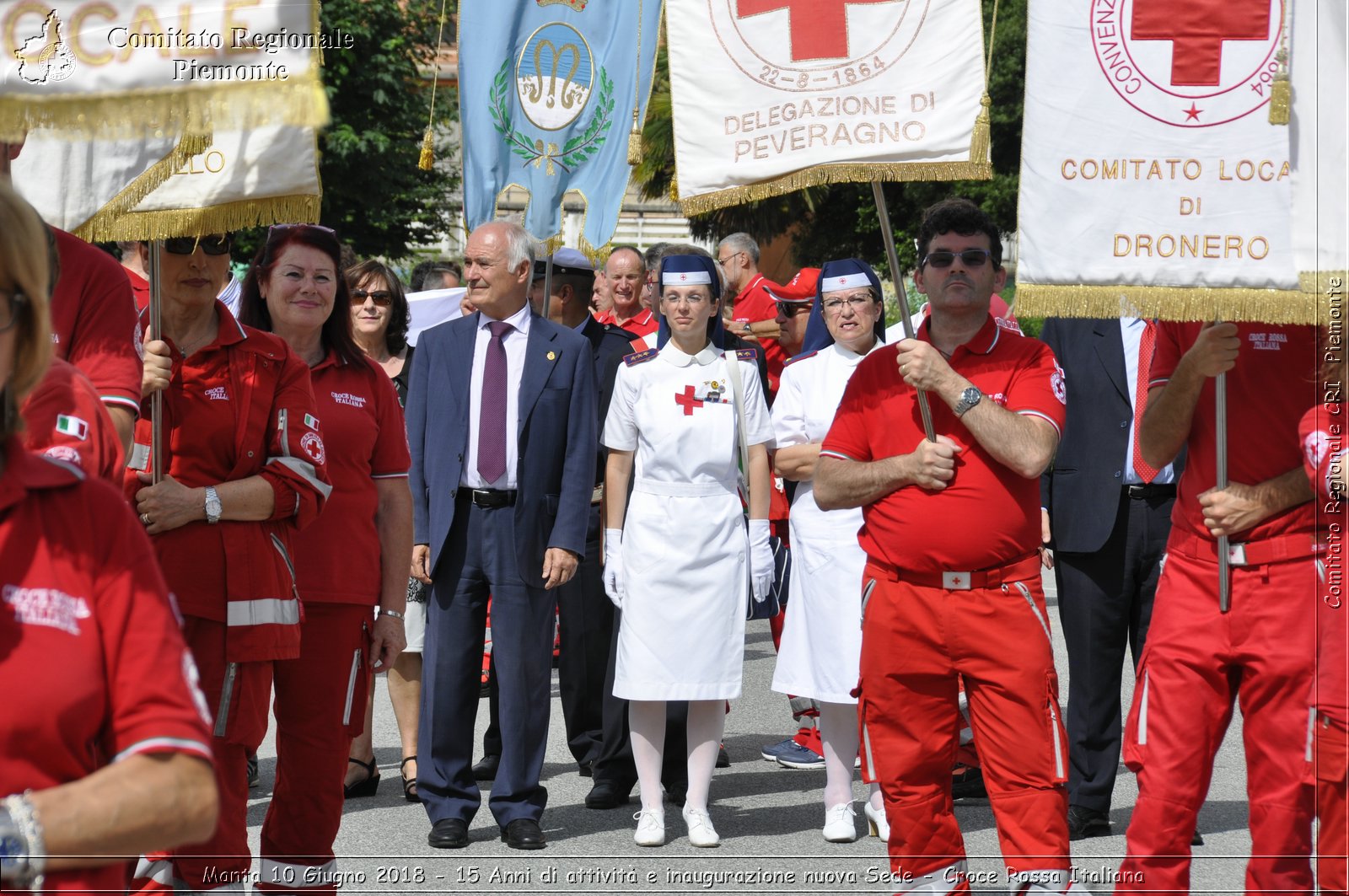 Manta 10 Giugno 2018 - 15 Anni di attivit e inaugurazione nuova Sede - Croce Rossa Italiana- Comitato Regionale del Piemonte