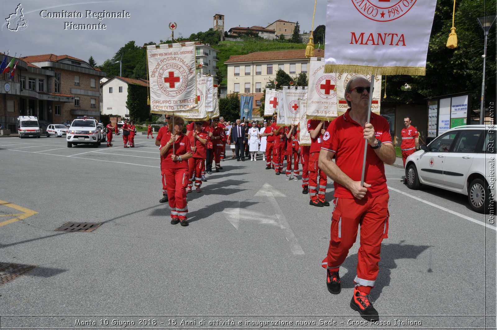 Manta 10 Giugno 2018 - 15 Anni di attivit e inaugurazione nuova Sede - Croce Rossa Italiana- Comitato Regionale del Piemonte