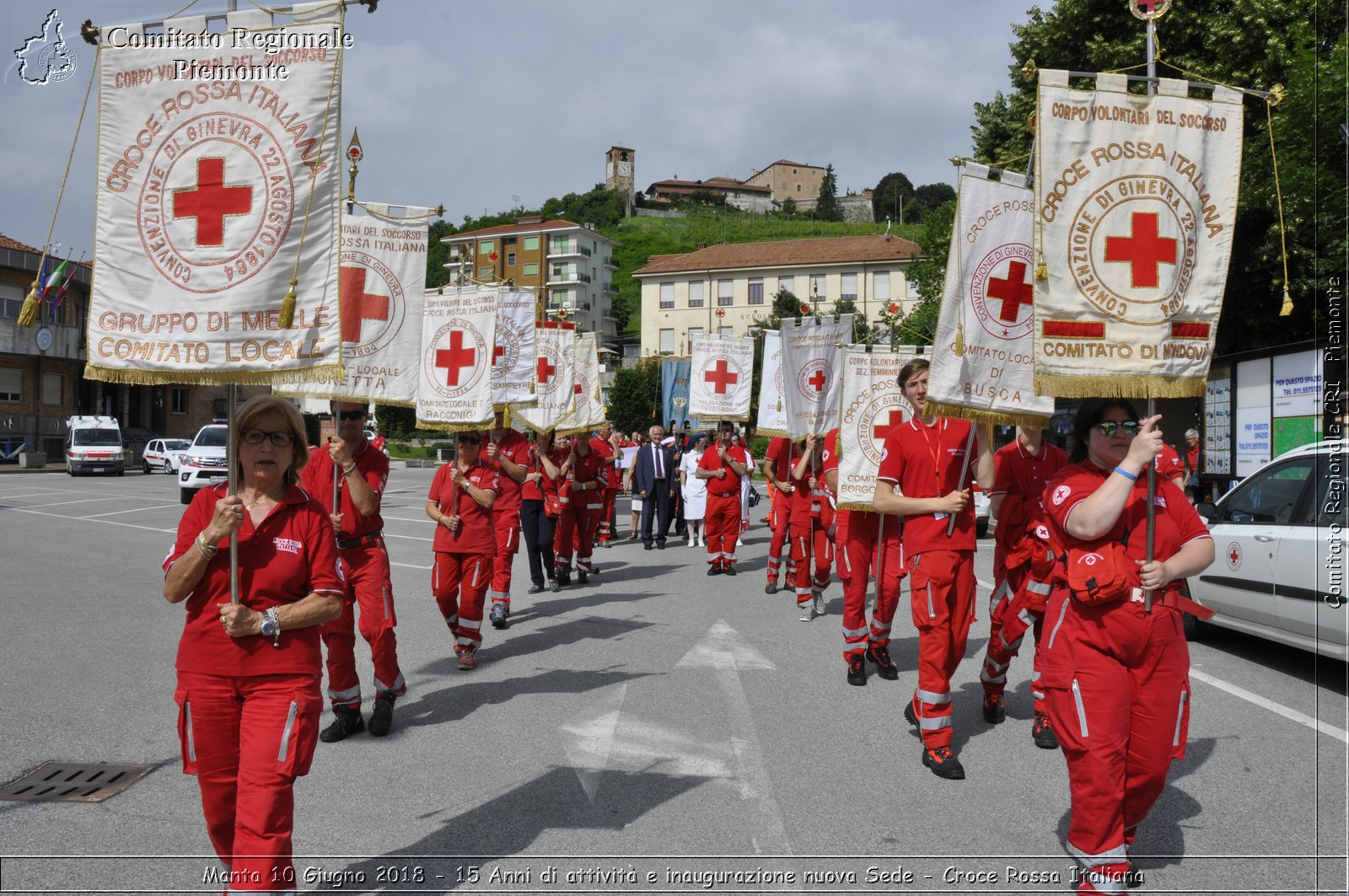 Manta 10 Giugno 2018 - 15 Anni di attivit e inaugurazione nuova Sede - Croce Rossa Italiana- Comitato Regionale del Piemonte