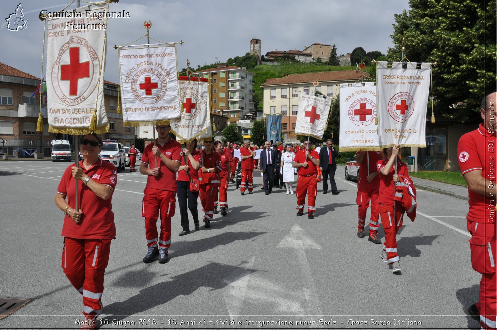 Manta 10 Giugno 2018 - 15 Anni di attivit e inaugurazione nuova Sede - Croce Rossa Italiana- Comitato Regionale del Piemonte