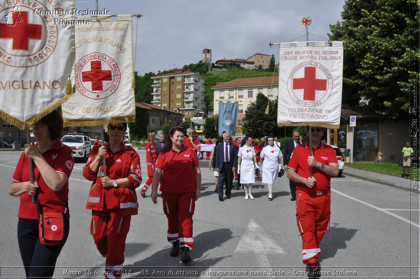 Manta 10 Giugno 2018 - 15 Anni di attivit e inaugurazione nuova Sede - Croce Rossa Italiana- Comitato Regionale del Piemonte