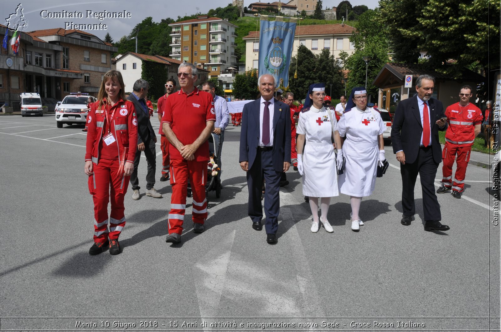 Manta 10 Giugno 2018 - 15 Anni di attivit e inaugurazione nuova Sede - Croce Rossa Italiana- Comitato Regionale del Piemonte