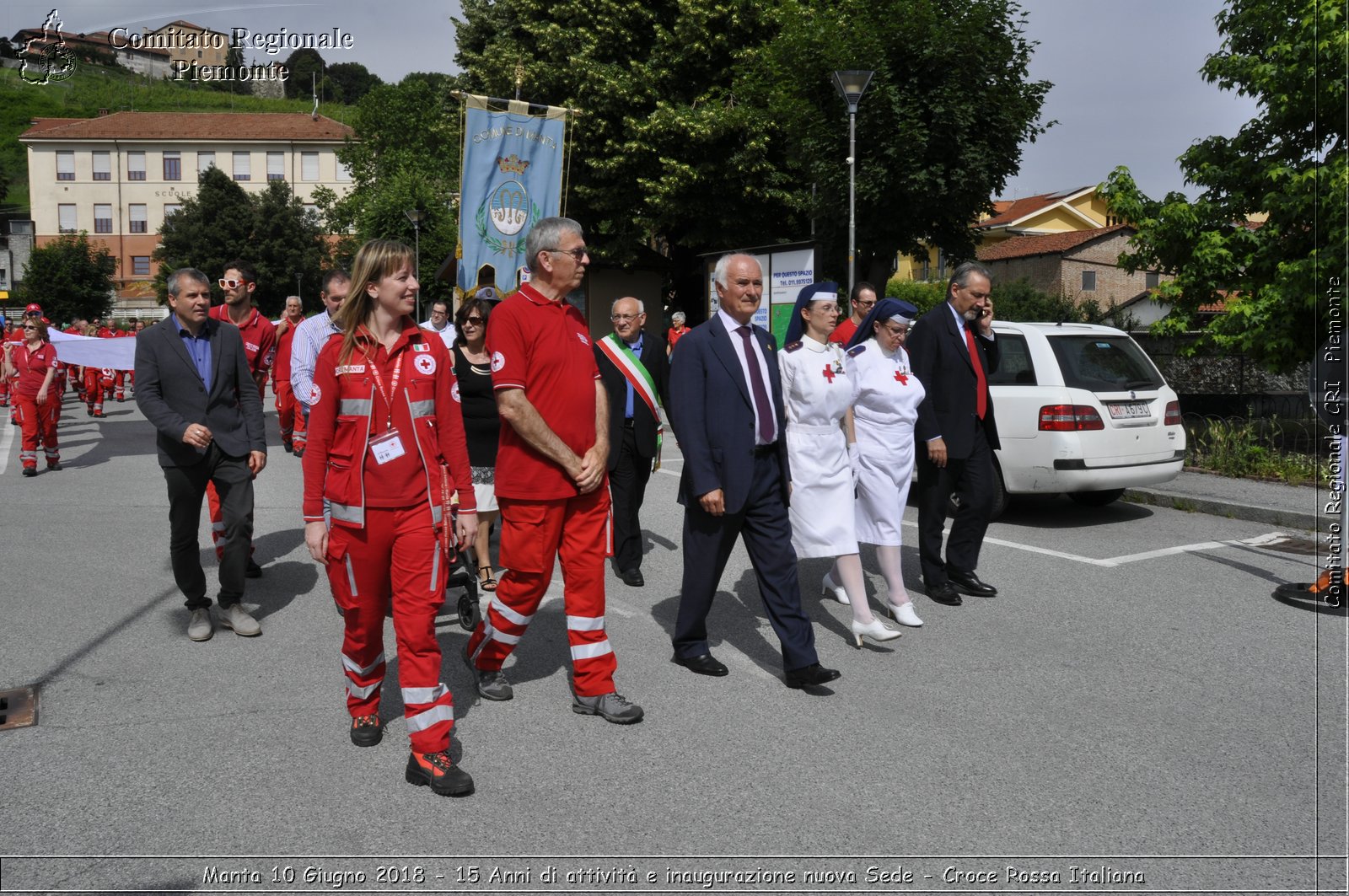 Manta 10 Giugno 2018 - 15 Anni di attivit e inaugurazione nuova Sede - Croce Rossa Italiana- Comitato Regionale del Piemonte