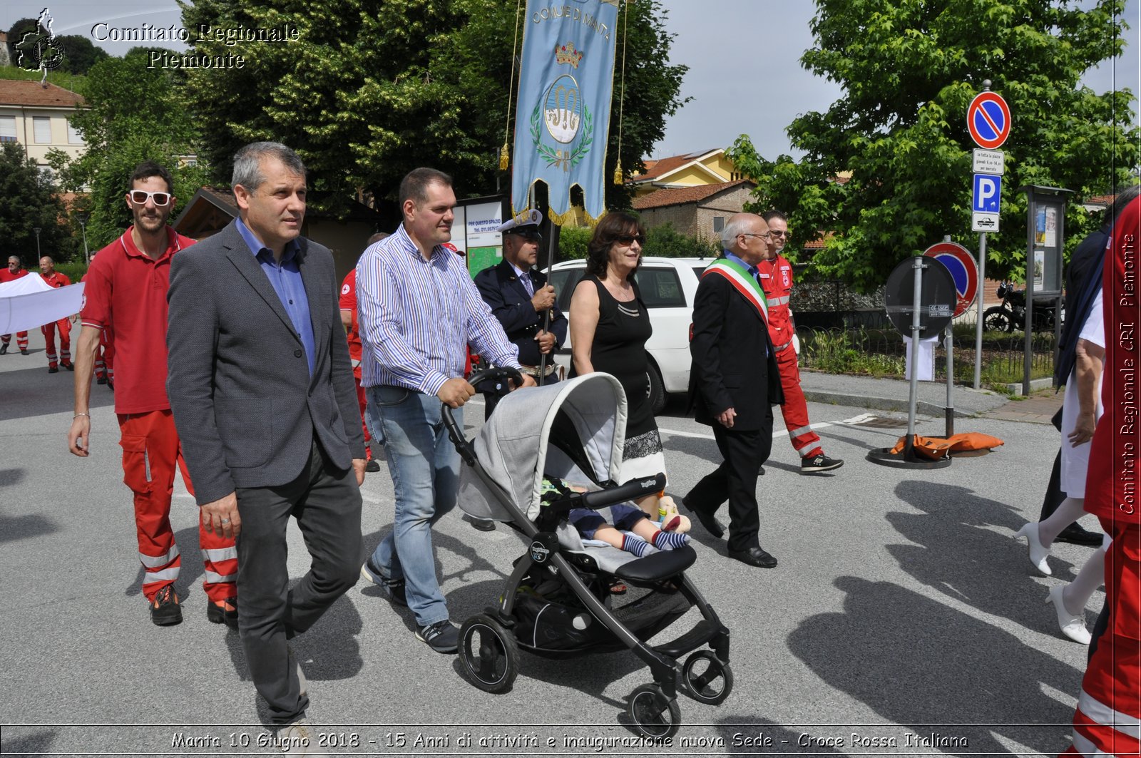 Manta 10 Giugno 2018 - 15 Anni di attivit e inaugurazione nuova Sede - Croce Rossa Italiana- Comitato Regionale del Piemonte