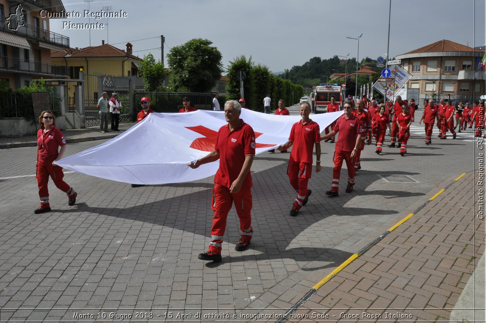 Manta 10 Giugno 2018 - 15 Anni di attivit e inaugurazione nuova Sede - Croce Rossa Italiana- Comitato Regionale del Piemonte