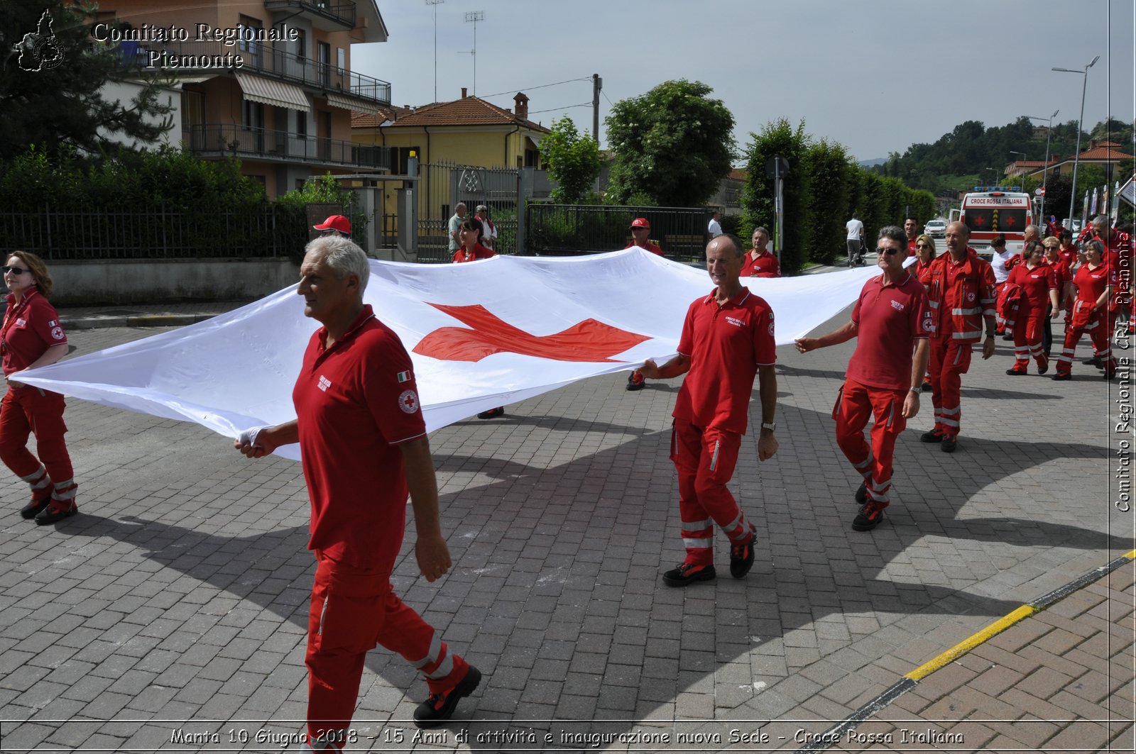 Manta 10 Giugno 2018 - 15 Anni di attivit e inaugurazione nuova Sede - Croce Rossa Italiana- Comitato Regionale del Piemonte