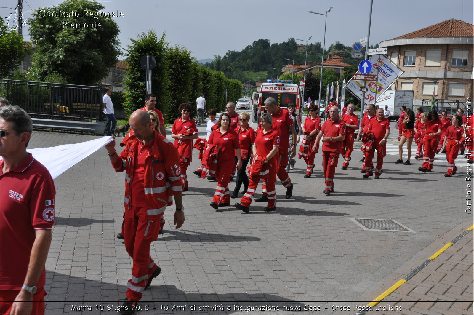 Manta 10 Giugno 2018 - 15 Anni di attivit e inaugurazione nuova Sede - Croce Rossa Italiana- Comitato Regionale del Piemonte