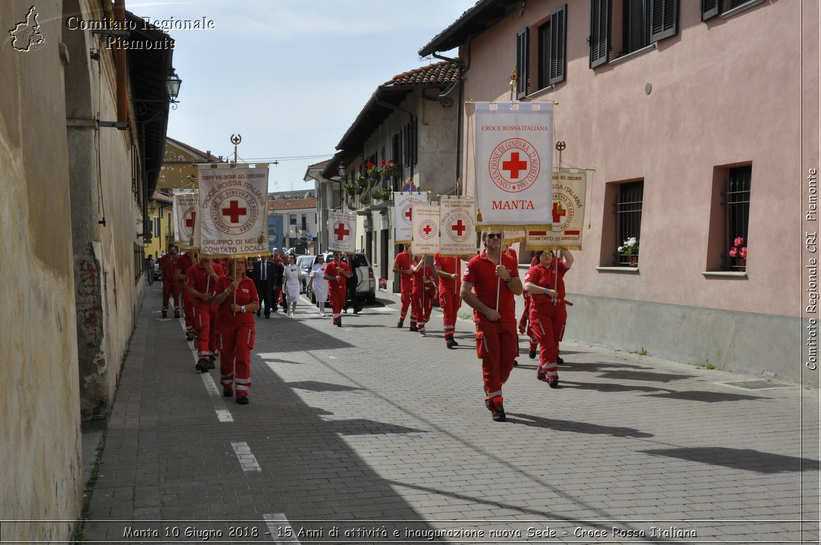 Manta 10 Giugno 2018 - 15 Anni di attivit e inaugurazione nuova Sede - Croce Rossa Italiana- Comitato Regionale del Piemonte