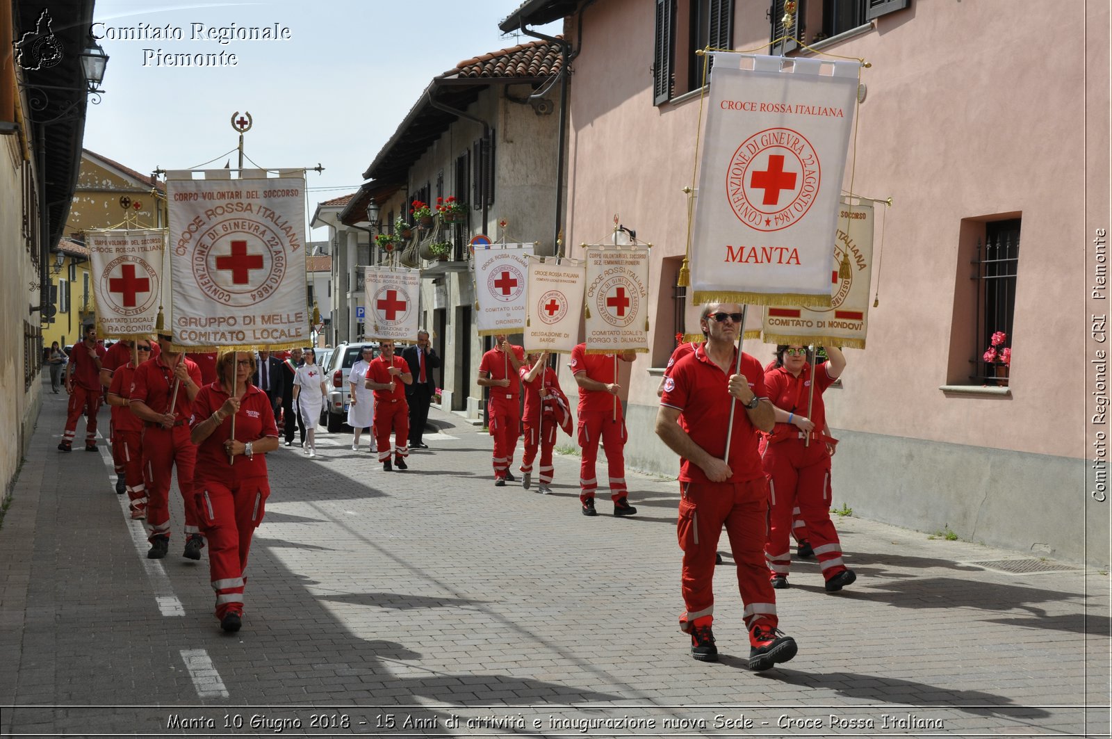 Manta 10 Giugno 2018 - 15 Anni di attivit e inaugurazione nuova Sede - Croce Rossa Italiana- Comitato Regionale del Piemonte