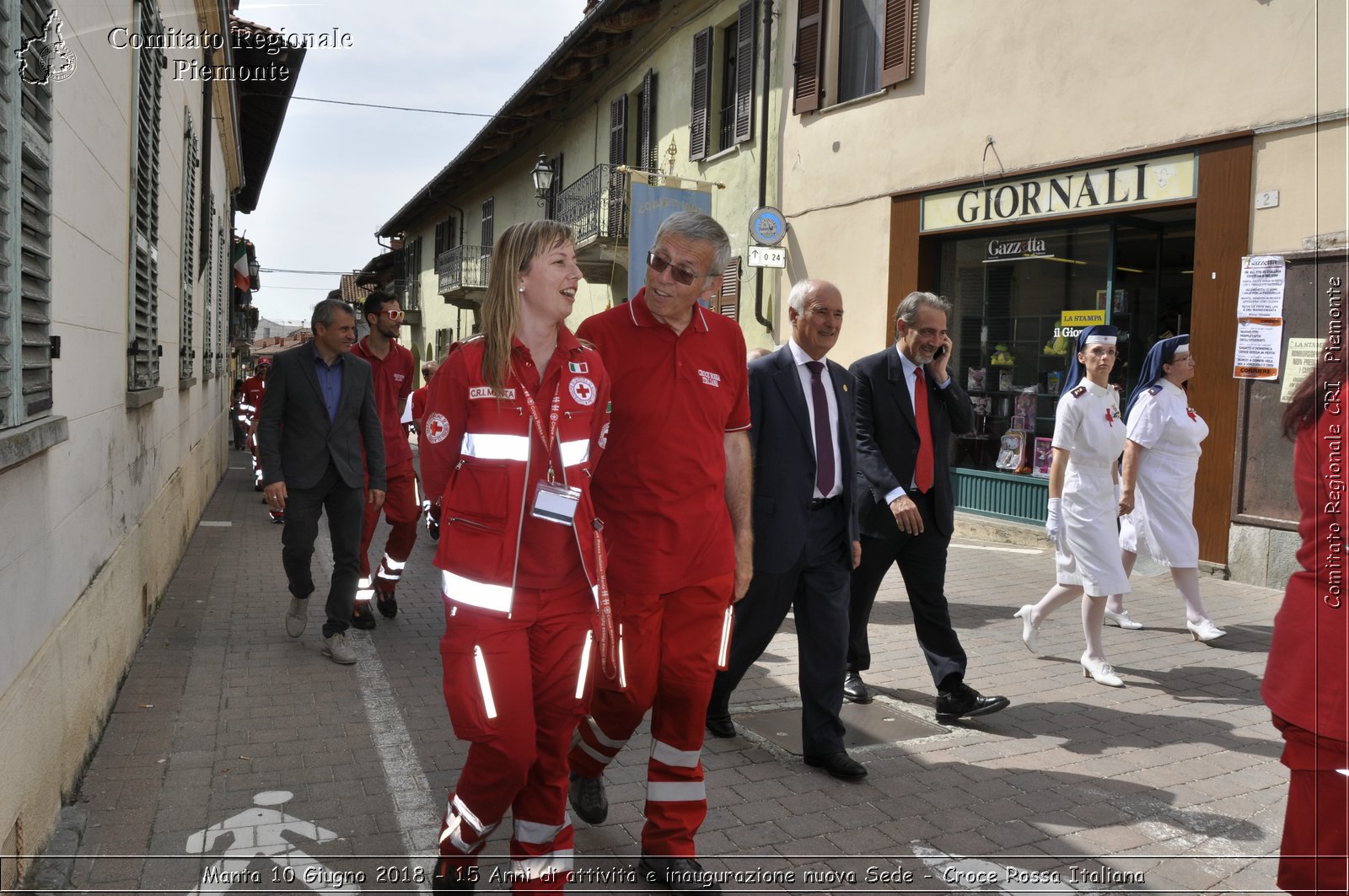 Manta 10 Giugno 2018 - 15 Anni di attivit e inaugurazione nuova Sede - Croce Rossa Italiana- Comitato Regionale del Piemonte