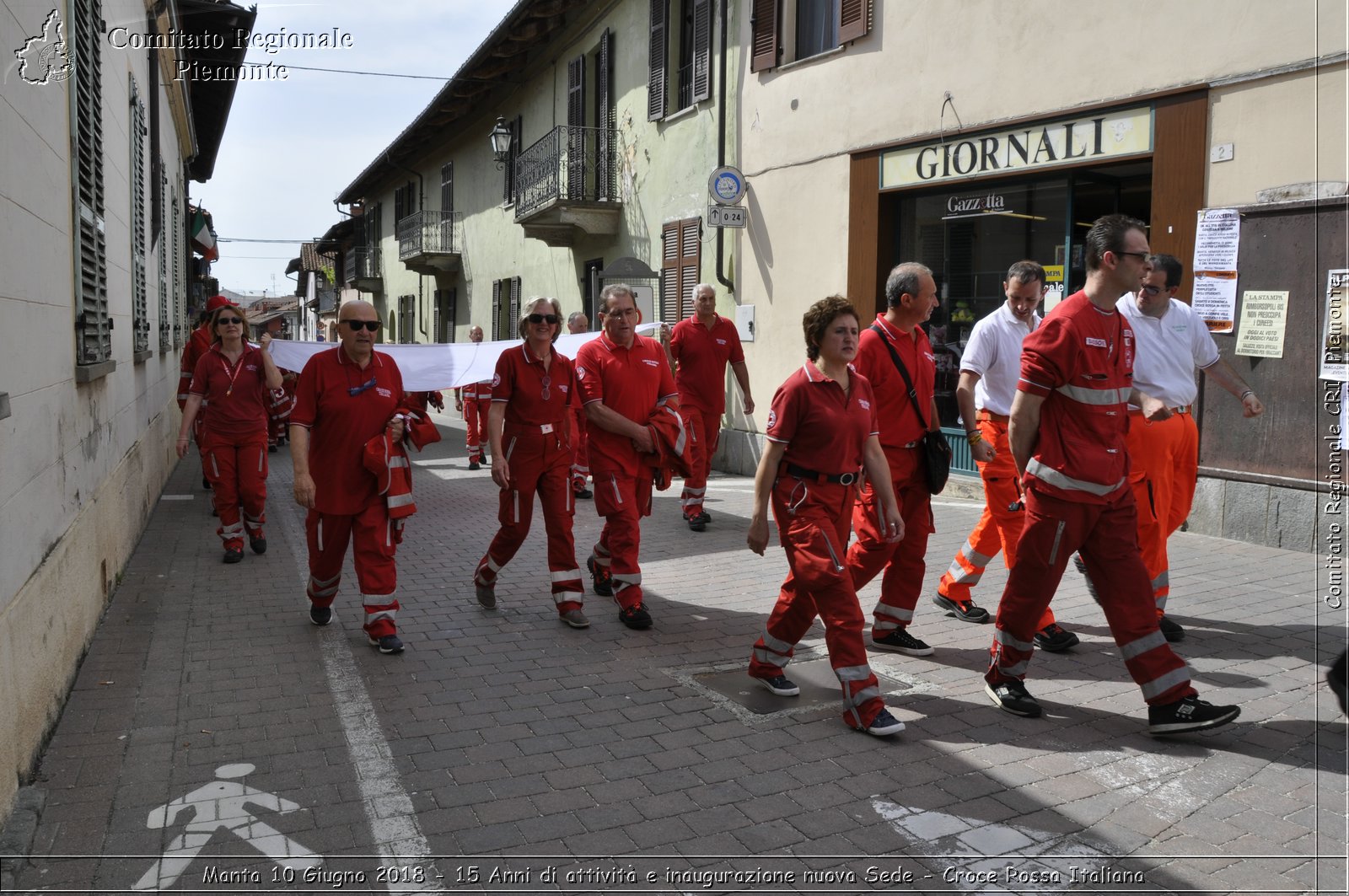 Manta 10 Giugno 2018 - 15 Anni di attivit e inaugurazione nuova Sede - Croce Rossa Italiana- Comitato Regionale del Piemonte