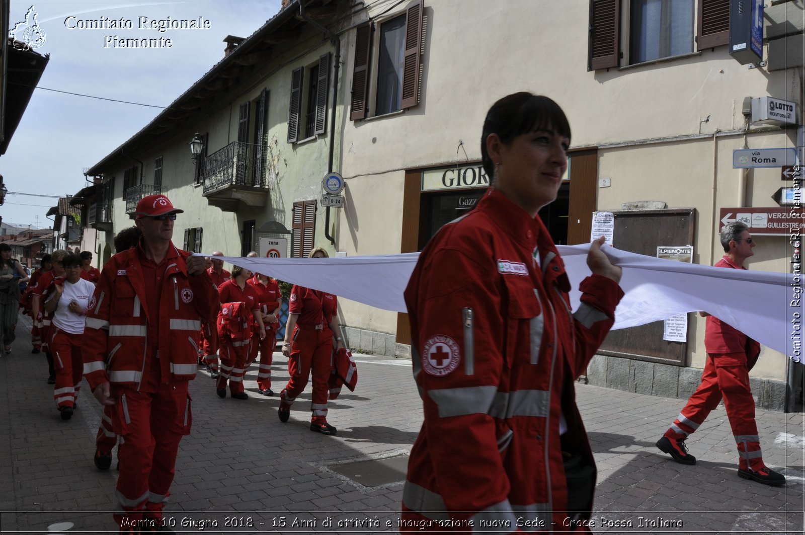 Manta 10 Giugno 2018 - 15 Anni di attivit e inaugurazione nuova Sede - Croce Rossa Italiana- Comitato Regionale del Piemonte