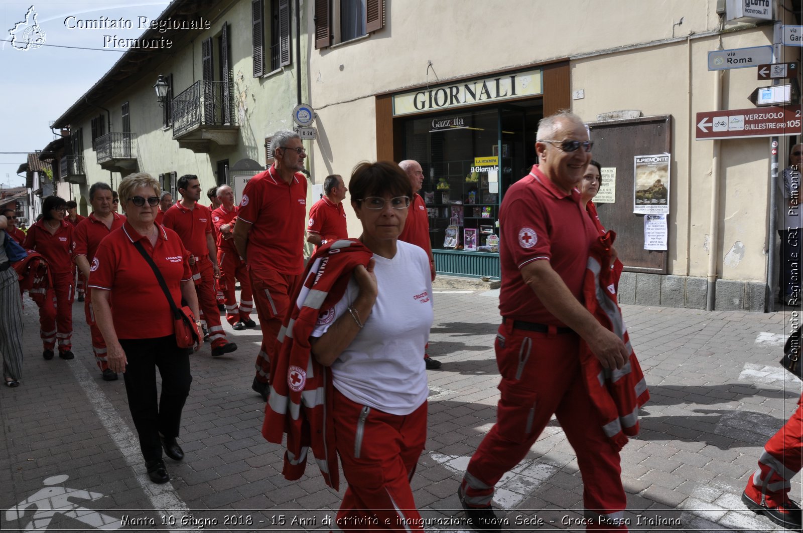 Manta 10 Giugno 2018 - 15 Anni di attivit e inaugurazione nuova Sede - Croce Rossa Italiana- Comitato Regionale del Piemonte