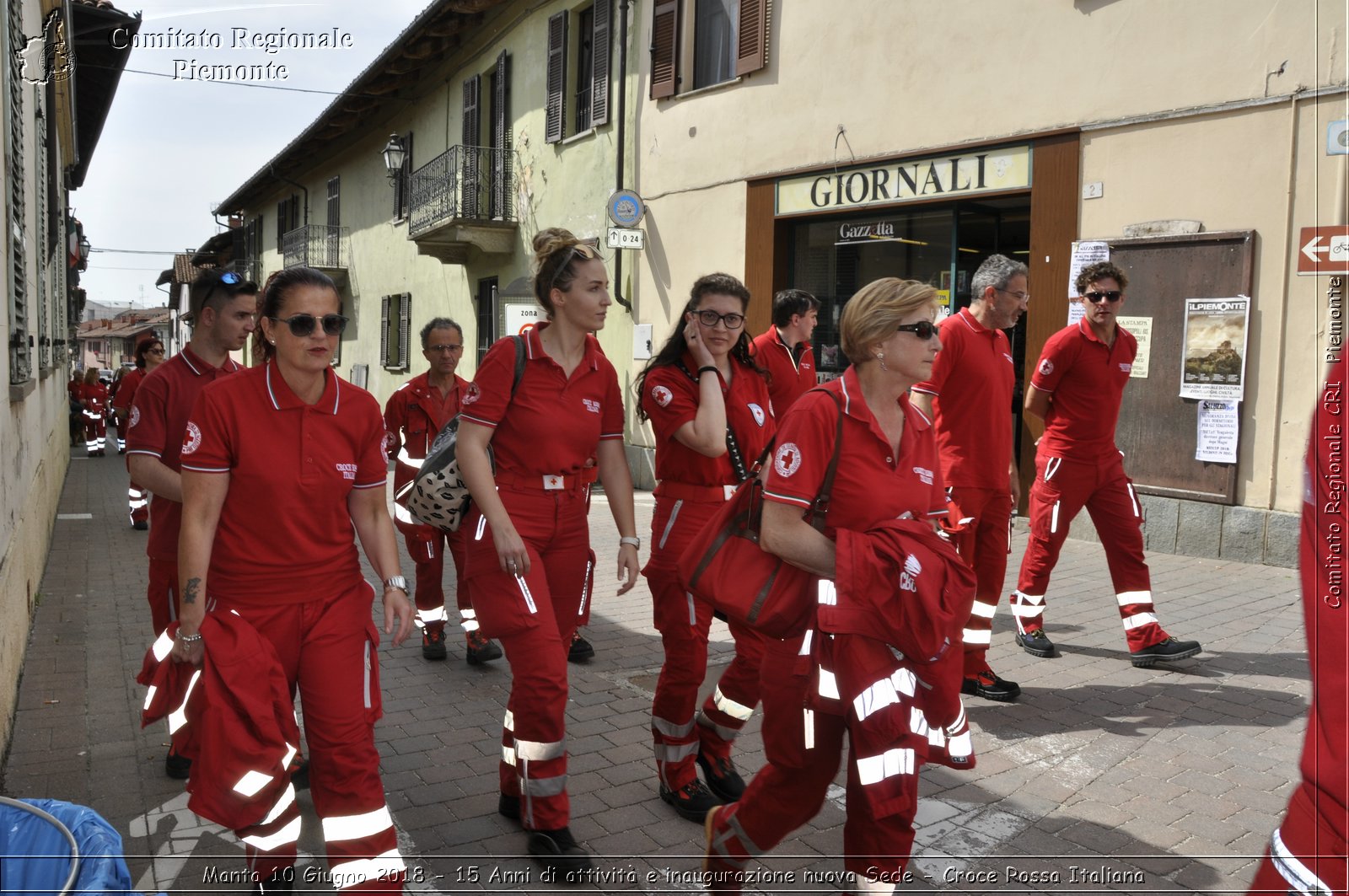 Manta 10 Giugno 2018 - 15 Anni di attivit e inaugurazione nuova Sede - Croce Rossa Italiana- Comitato Regionale del Piemonte