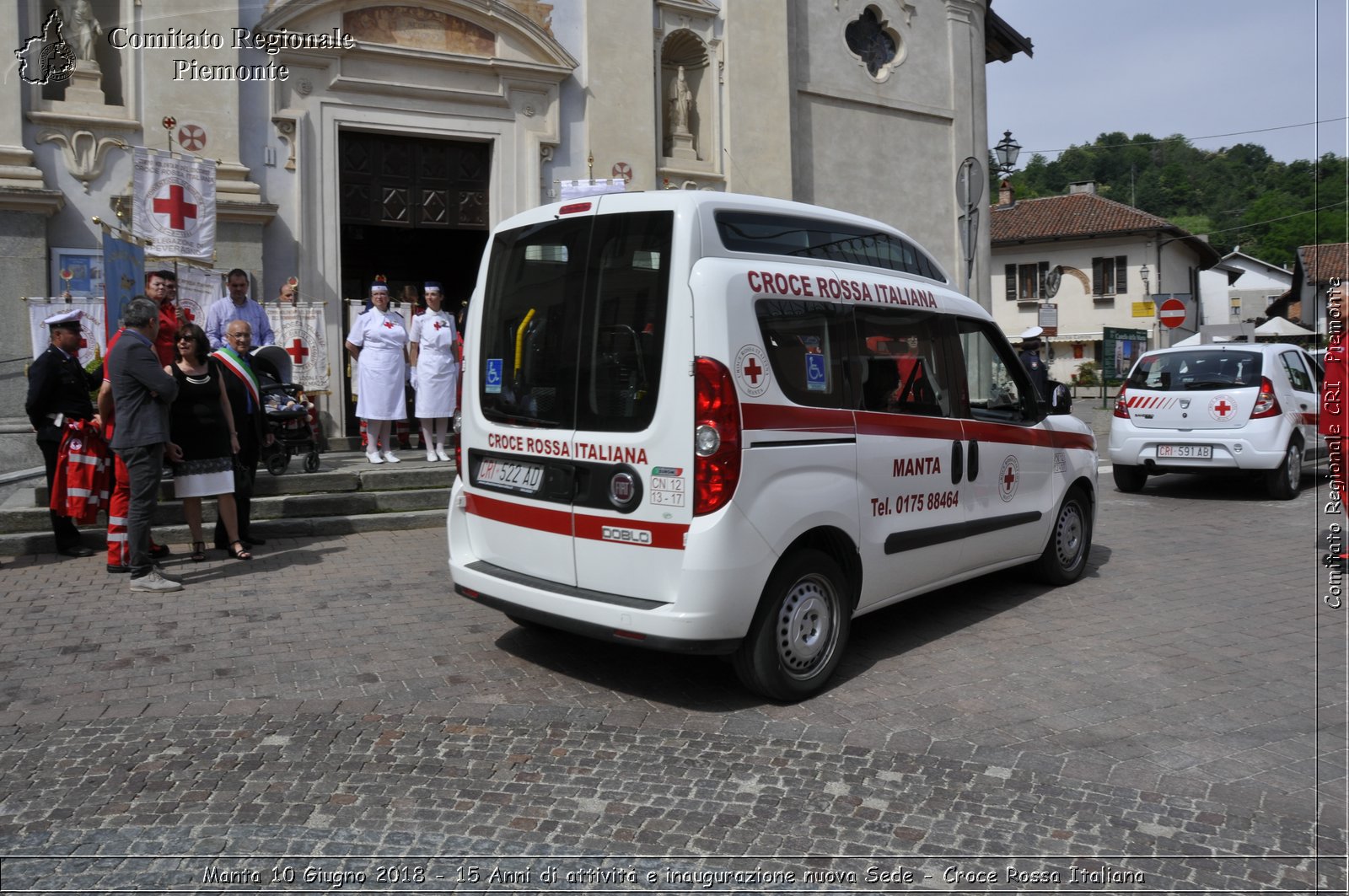 Manta 10 Giugno 2018 - 15 Anni di attivit e inaugurazione nuova Sede - Croce Rossa Italiana- Comitato Regionale del Piemonte