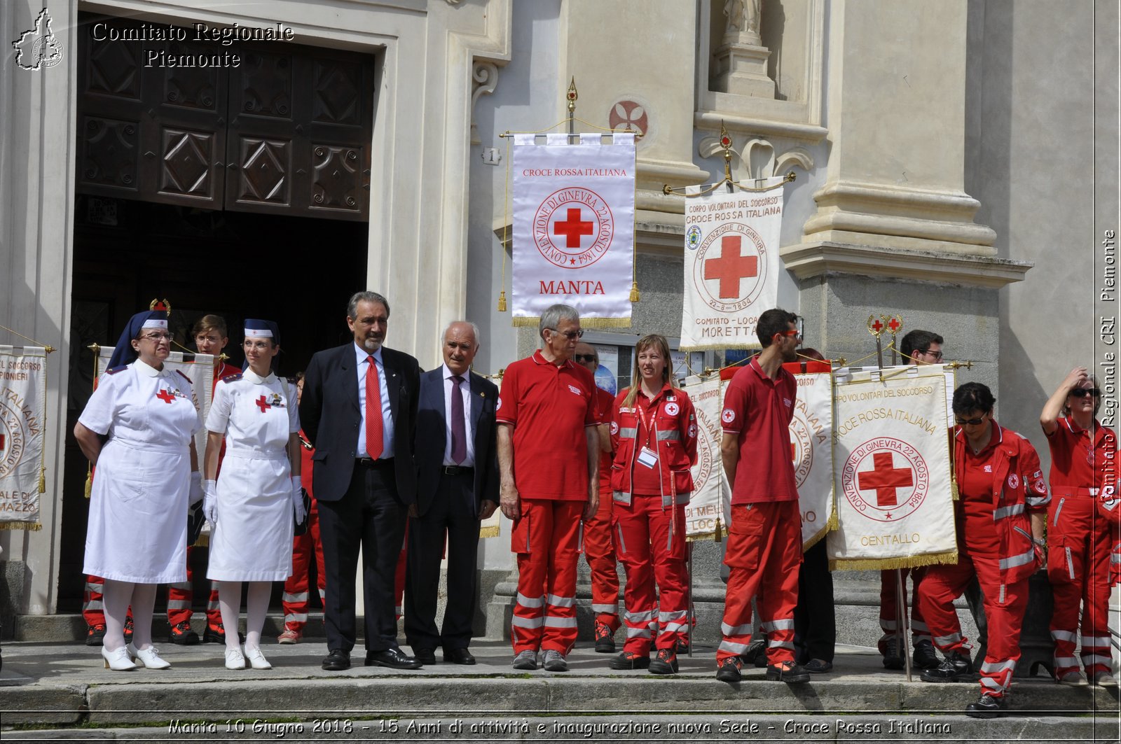 Manta 10 Giugno 2018 - 15 Anni di attivit e inaugurazione nuova Sede - Croce Rossa Italiana- Comitato Regionale del Piemonte