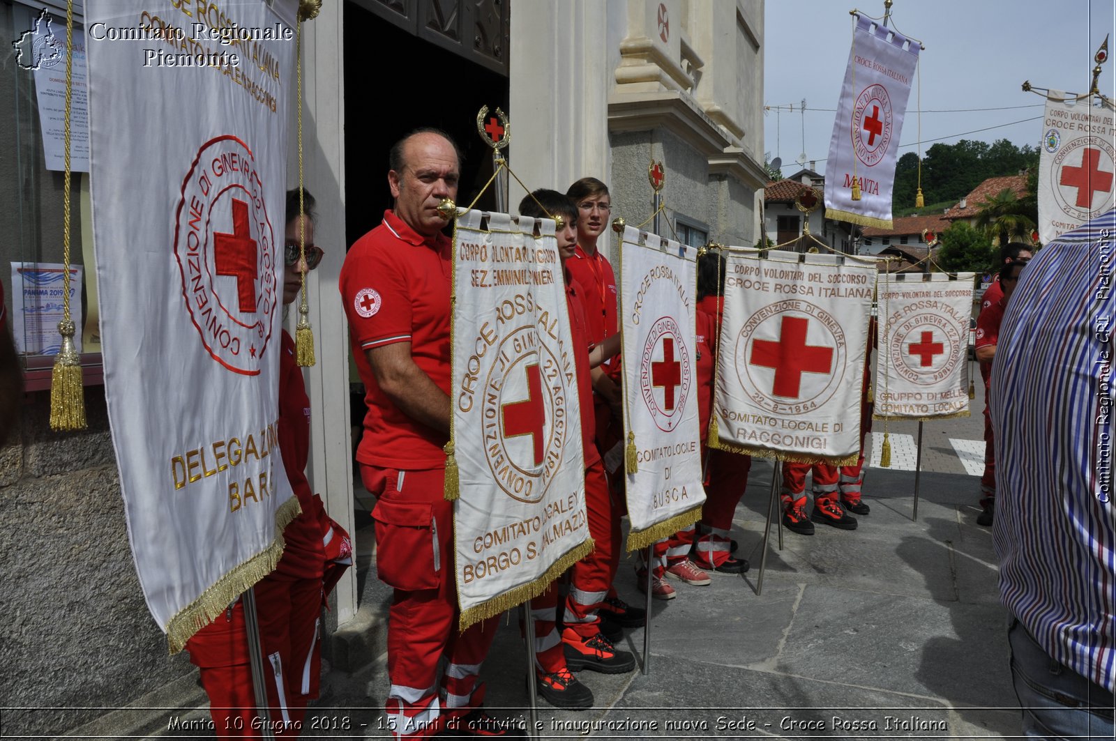 Manta 10 Giugno 2018 - 15 Anni di attivit e inaugurazione nuova Sede - Croce Rossa Italiana- Comitato Regionale del Piemonte